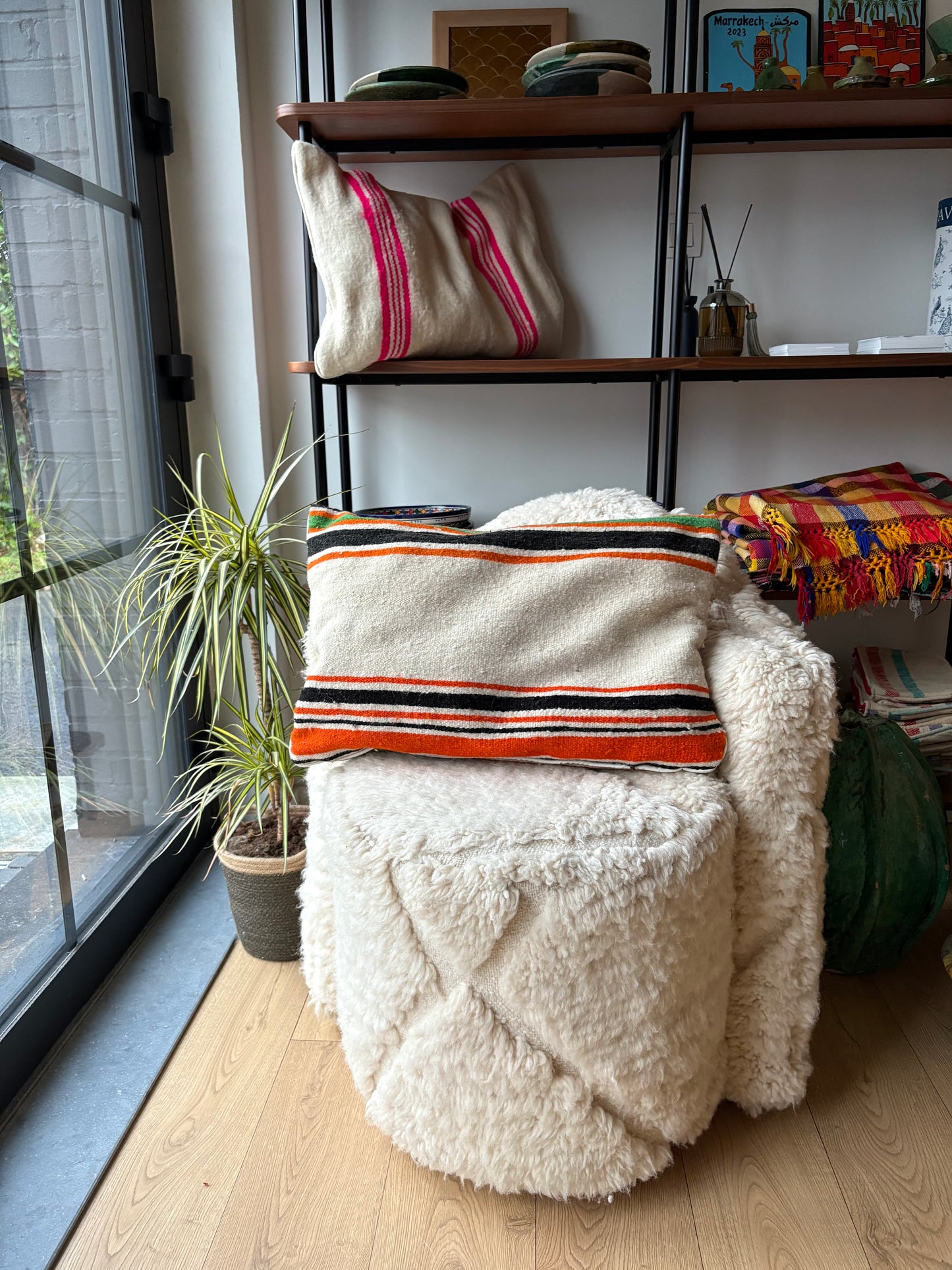 Moroccan Wool Cushion - 60x40cm