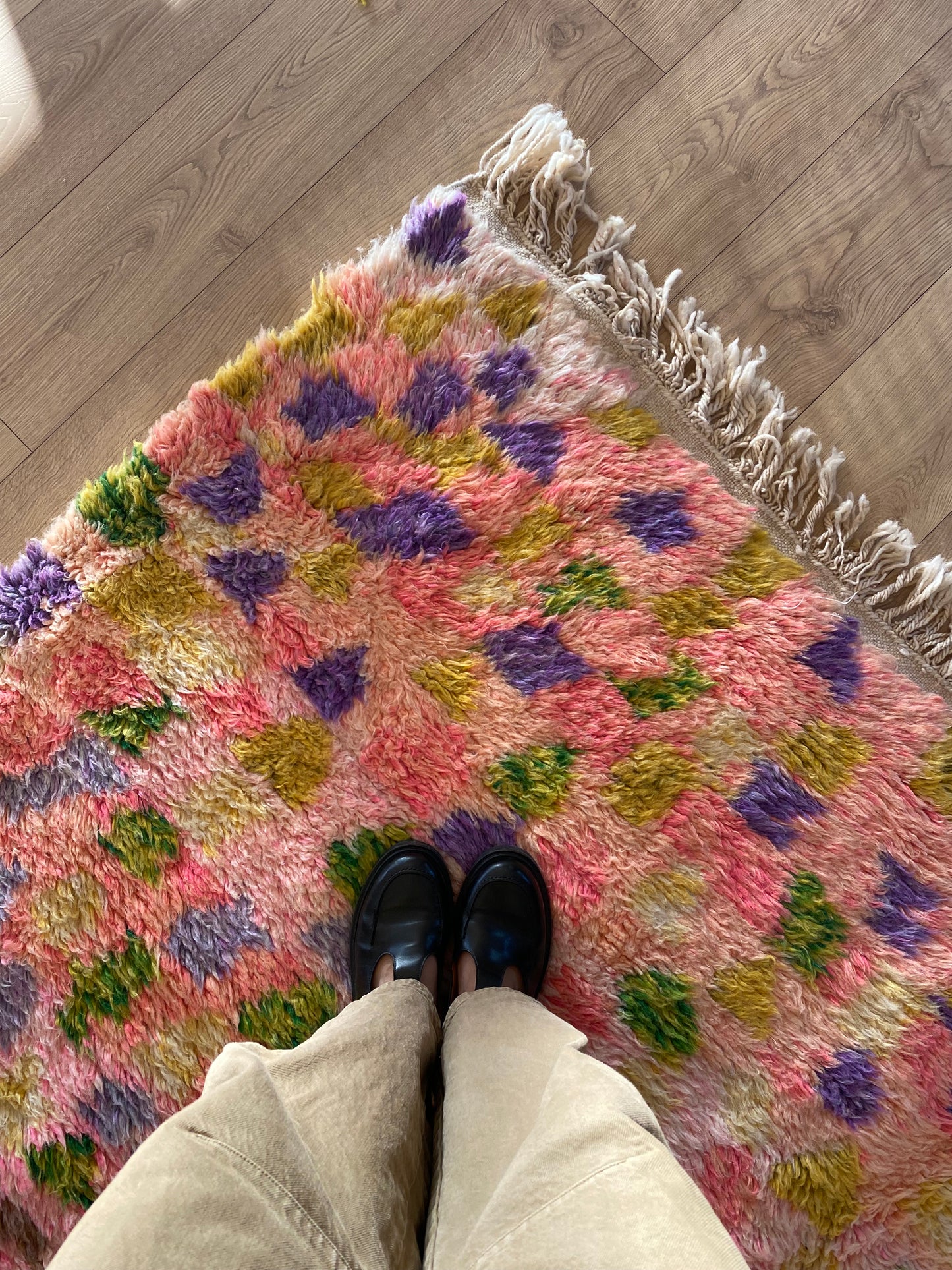 Tapis Beni Ouarain coloré (947) 294x210cm - The Princess and The Pea