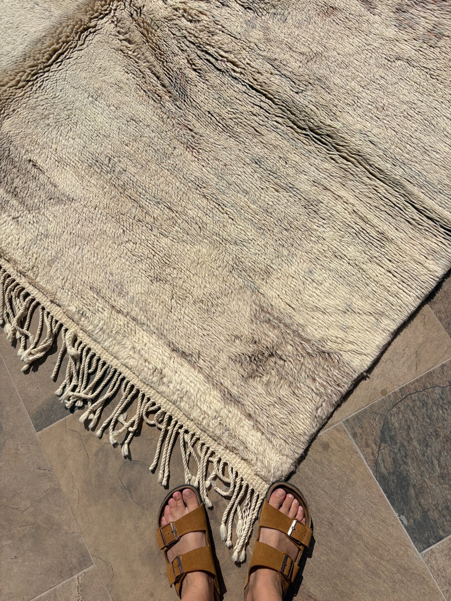 Mrirt Moroccan Rug (977) 324x212cm - Mist
