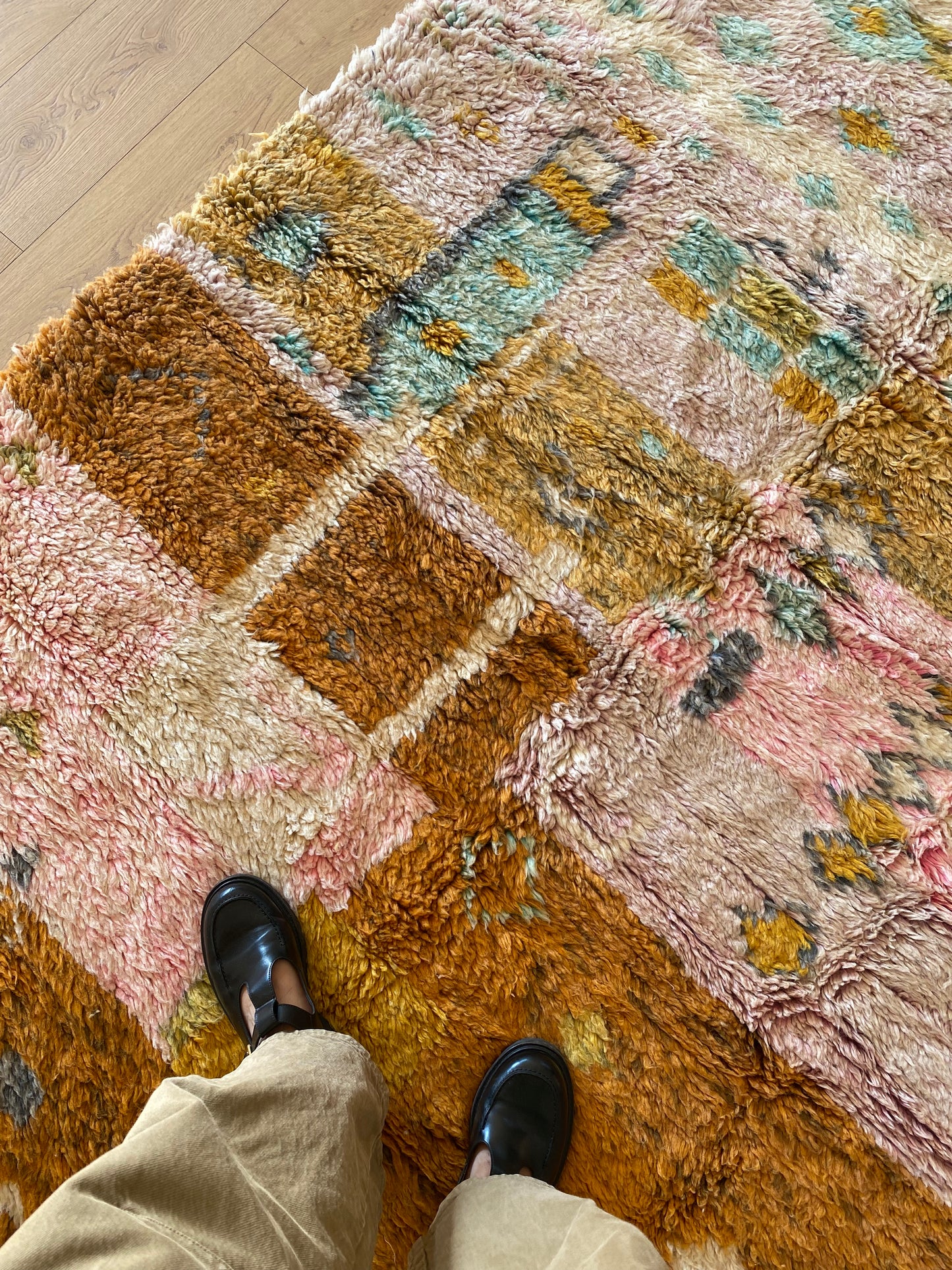 Tapis Beni Ouarain coloré (955) 255x145cm - End of Summer