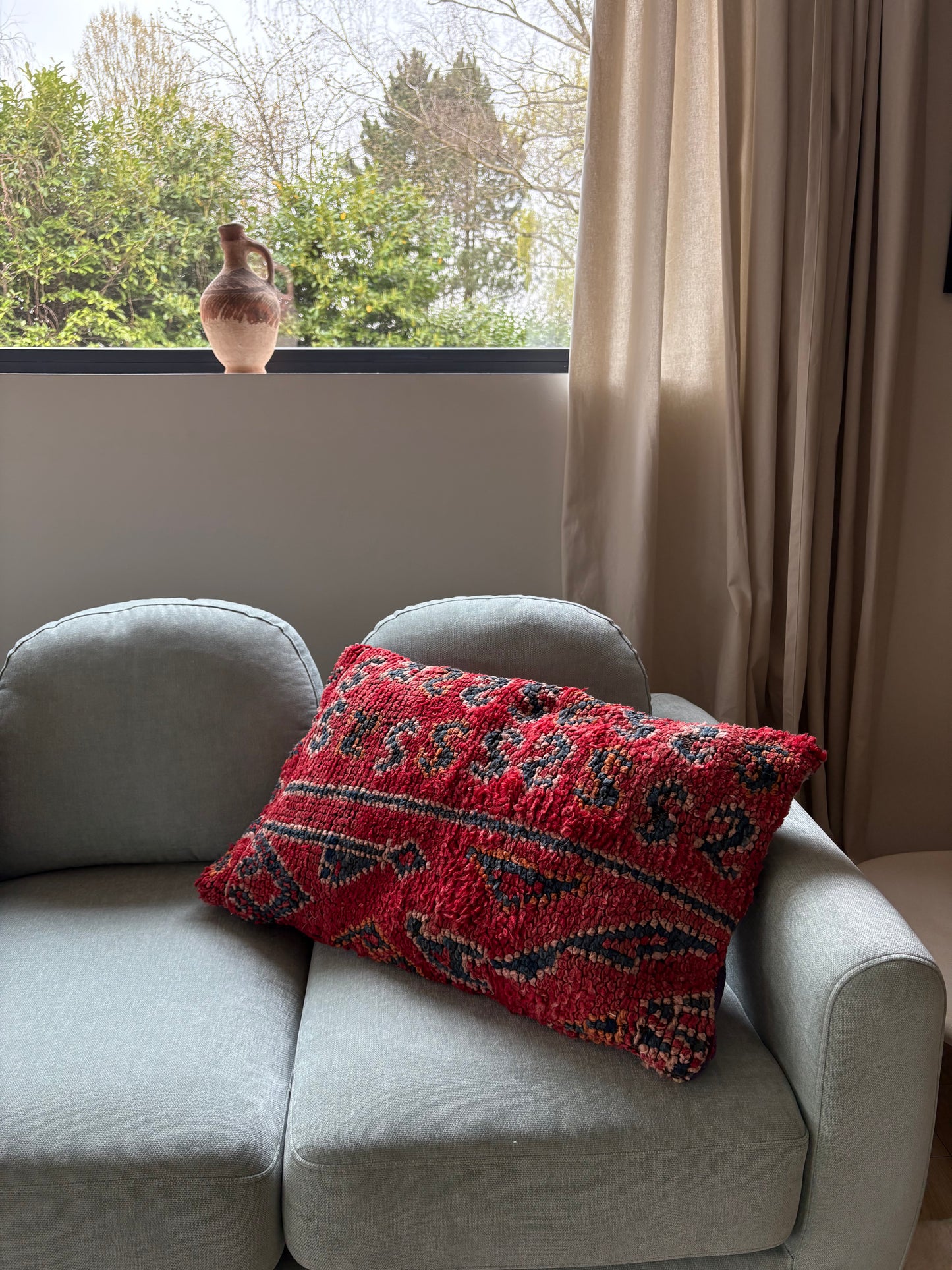 Moroccan Wool Cushion - 60x40cm