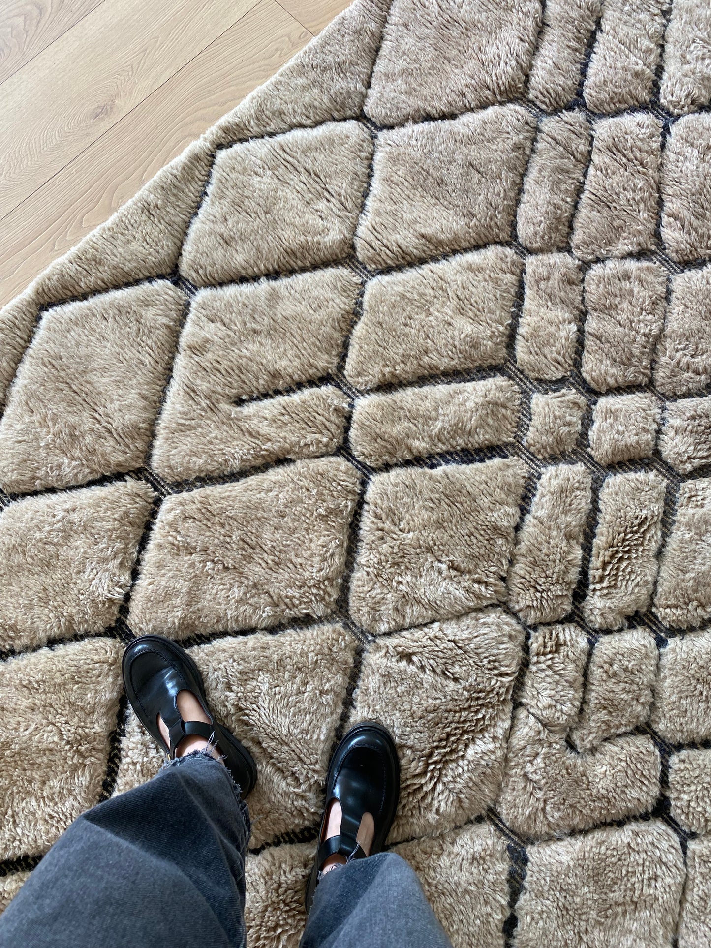 Mrirt Moroccan Rug (936) 303x196cm - Cappuccino