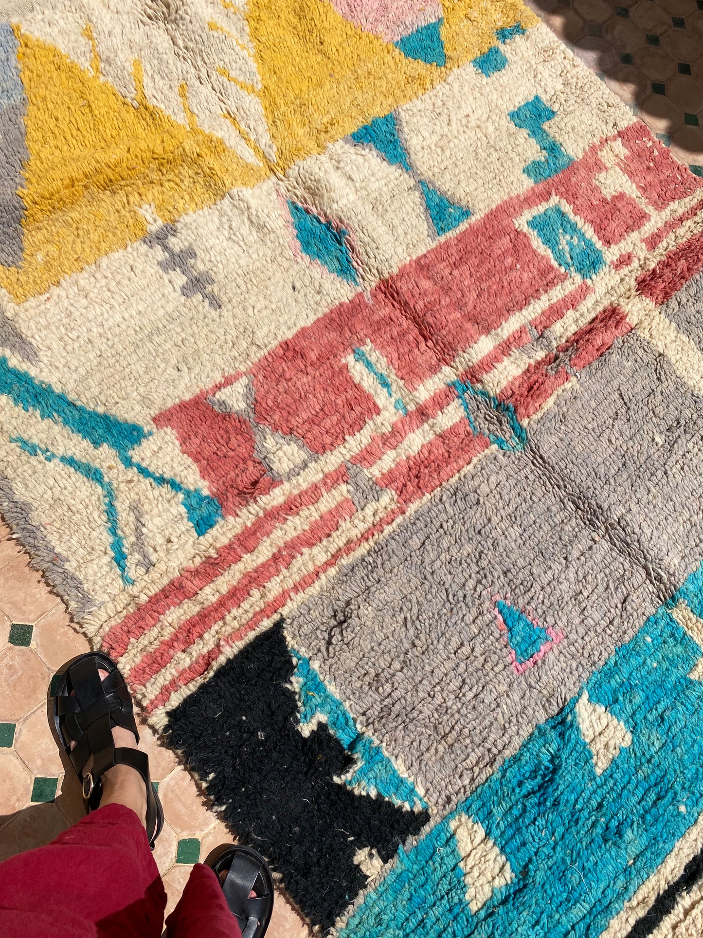 Boujaad Moroccan Colorful Rug (367) 250x147cm