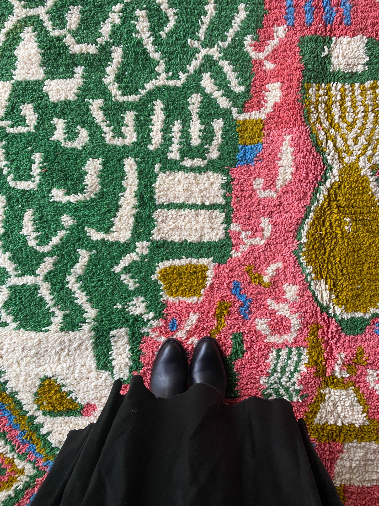 Beni Ouarain Moroccan Colorful Rug (411) 290x200cm - Secret Garden