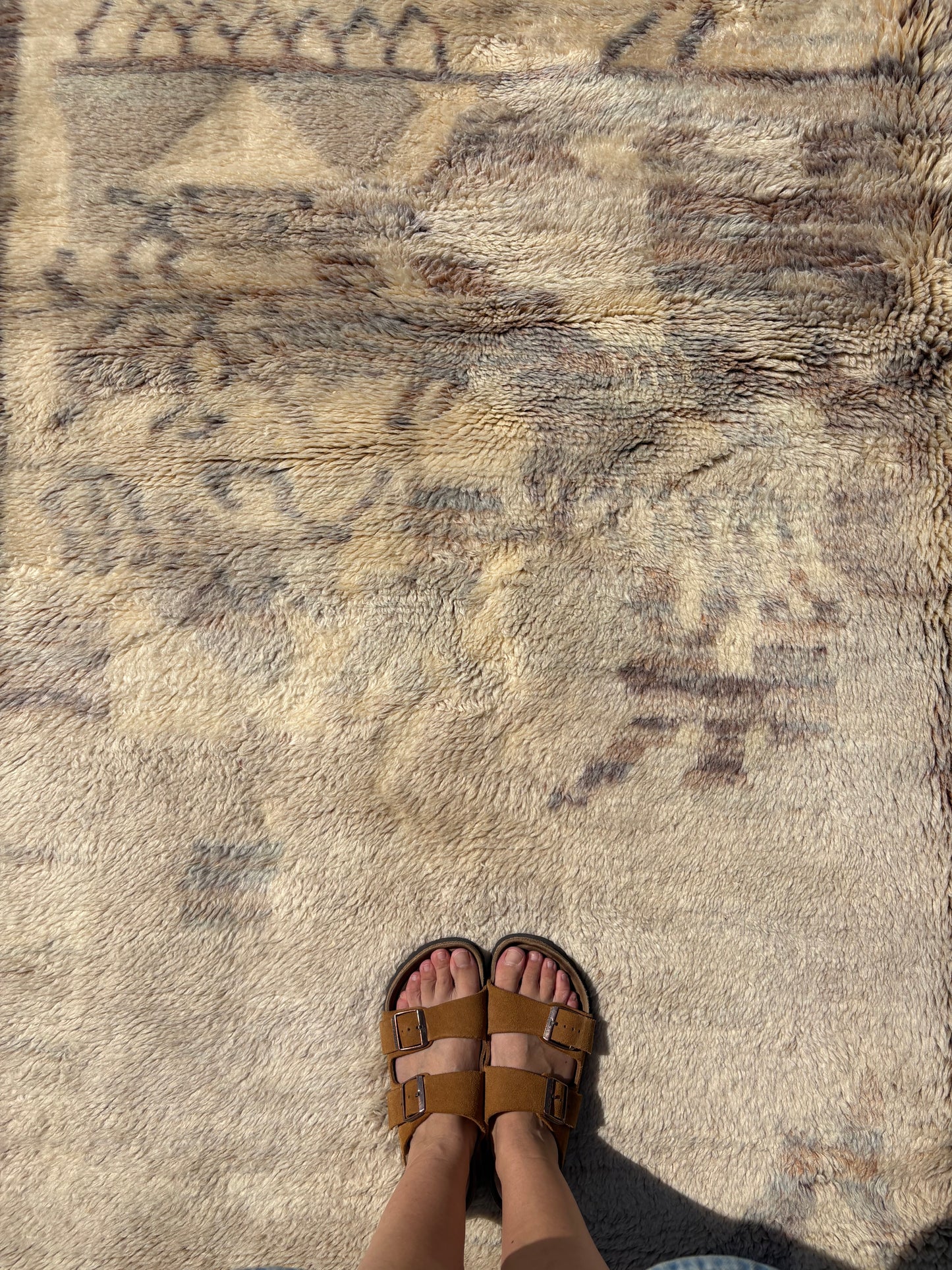 Mrirt Moroccan Rug (977) 324x212cm - Mist