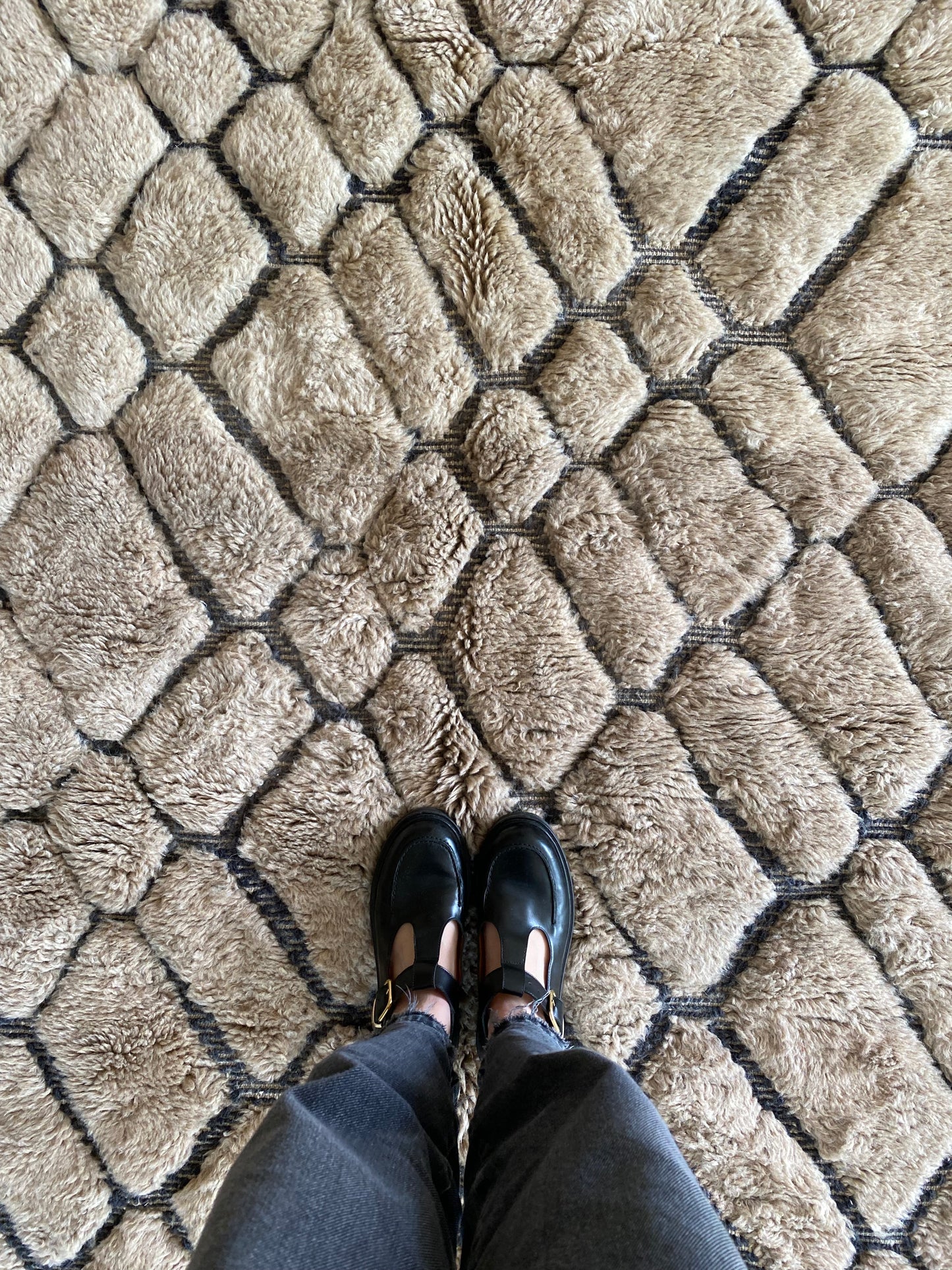 Mrirt Moroccan Rug (936) 303x196cm - Cappuccino