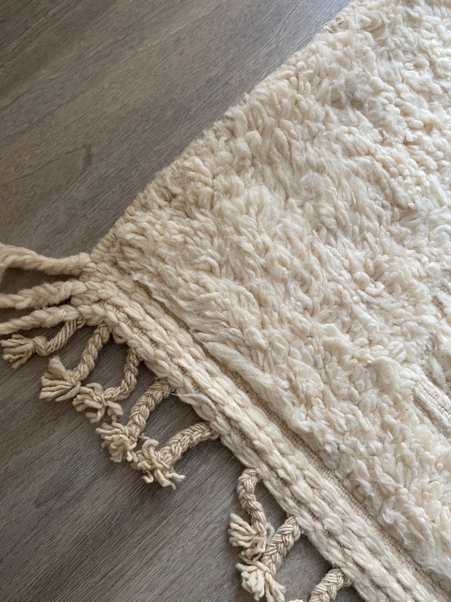 White Berber Wool Rug (415) 310x214cm - Starlight