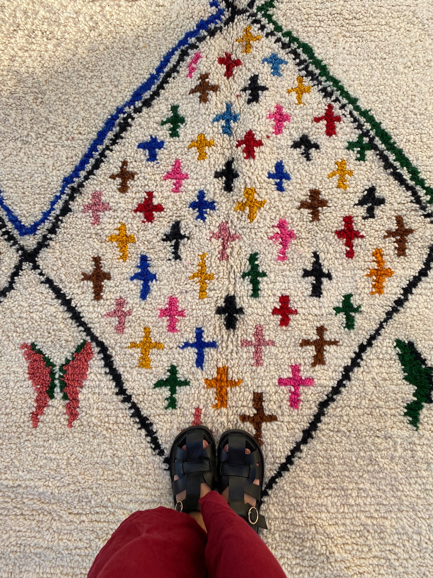 White Berber Wool Rug (372) 280x205cm