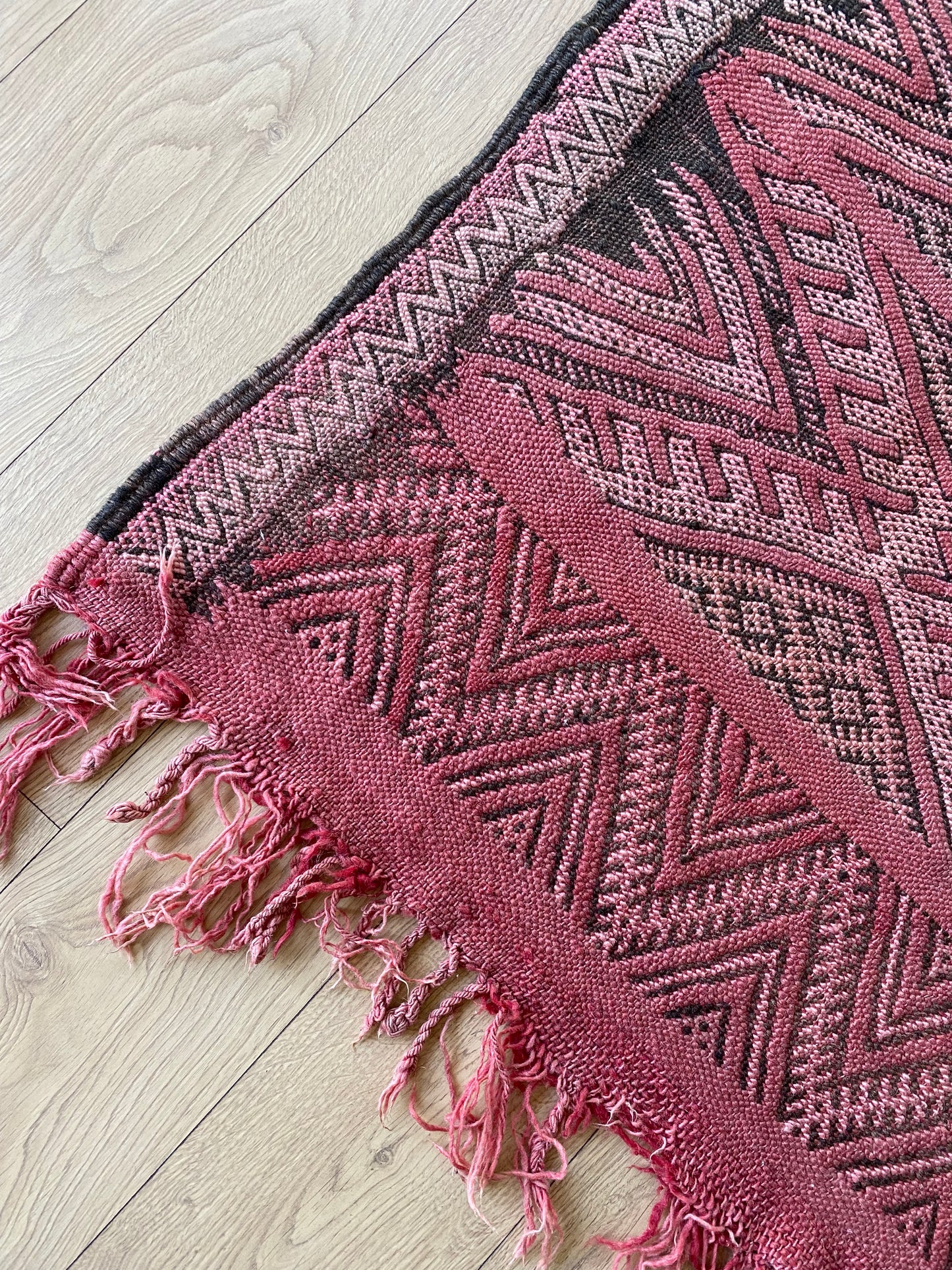 Vintage Berber Kilim-kleed (840) 308x178cm