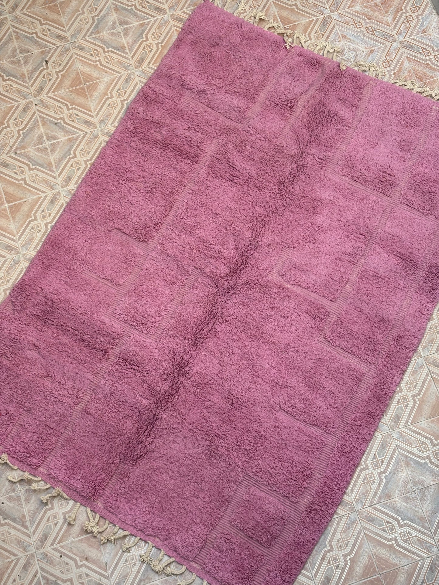 Beni Ouarain Moroccan Colorful Rug (964) 295x210cm - The 60s