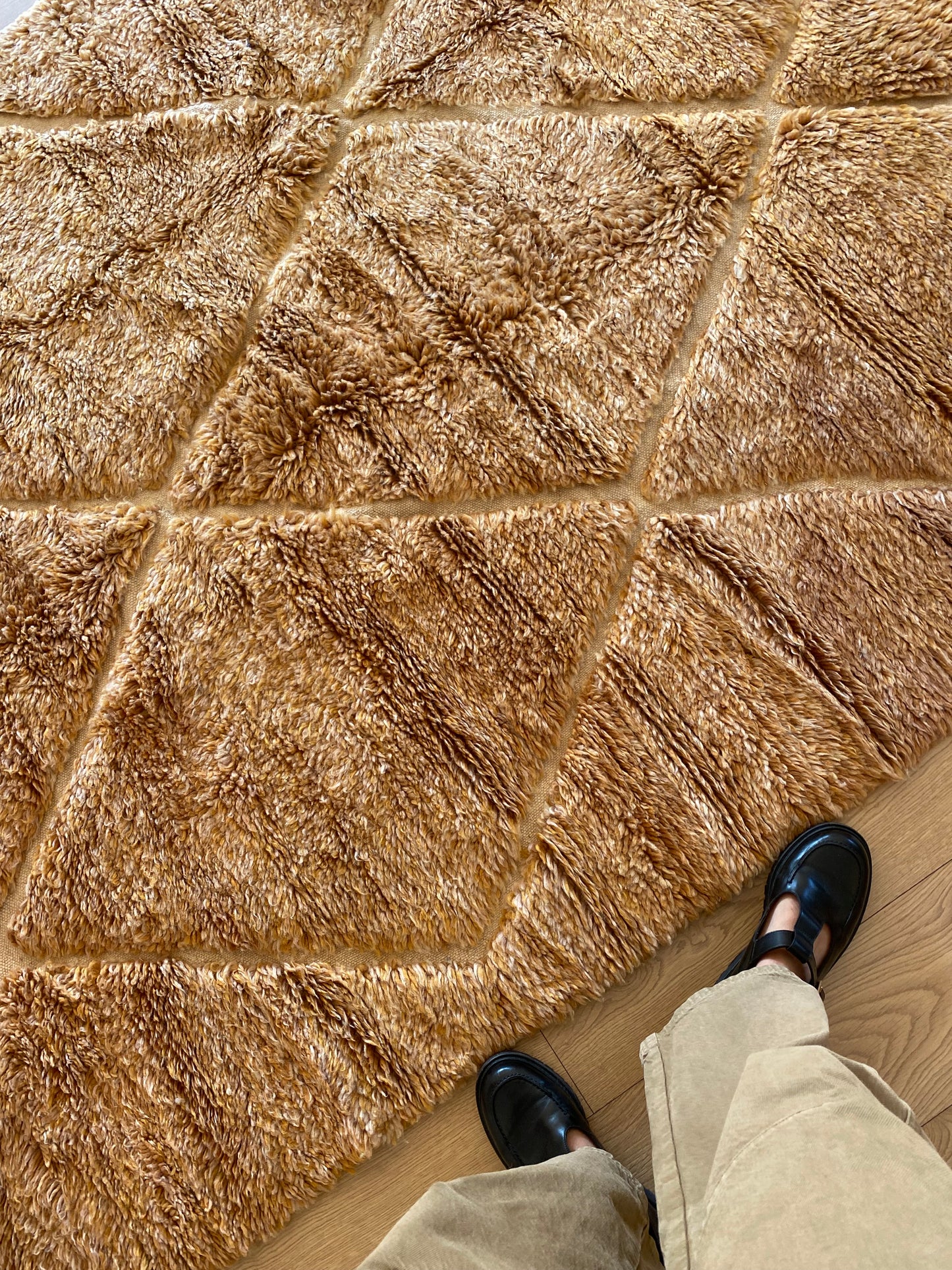 Tapis Beni Ouarain coloré (944) 244x164cm - Coconut