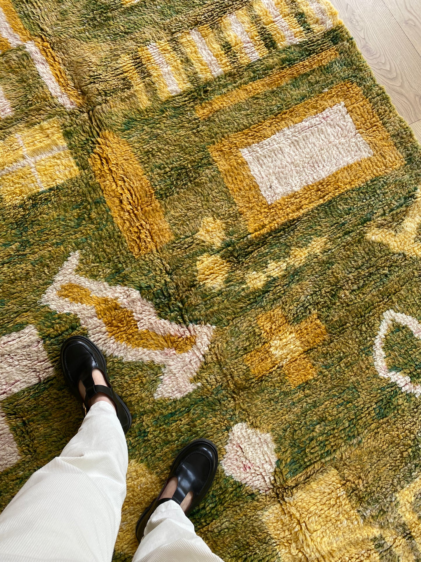 Tapis Beni Ouarain coloré (891) 257x167cm - Colline del Prosecco