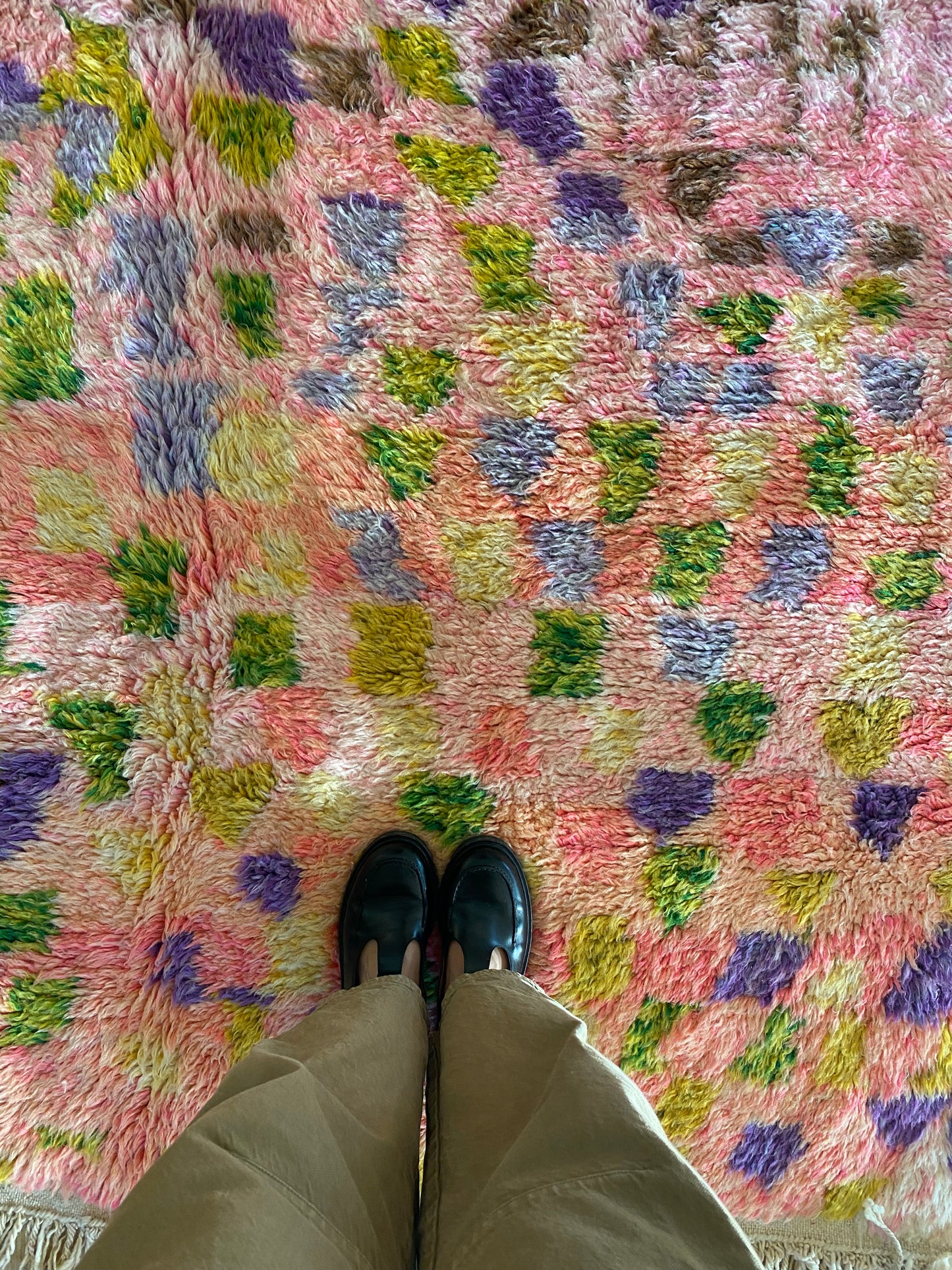 Tapis Beni Ouarain coloré (947) 294x210cm - The Princess and The Pea