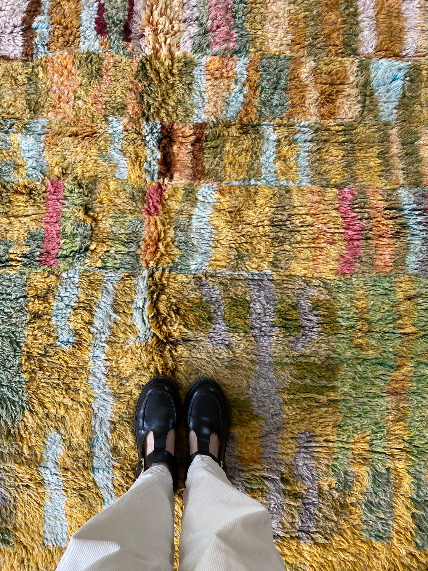 Tapis Beni Ouarain coloré (892) 254x159cm - Firenze