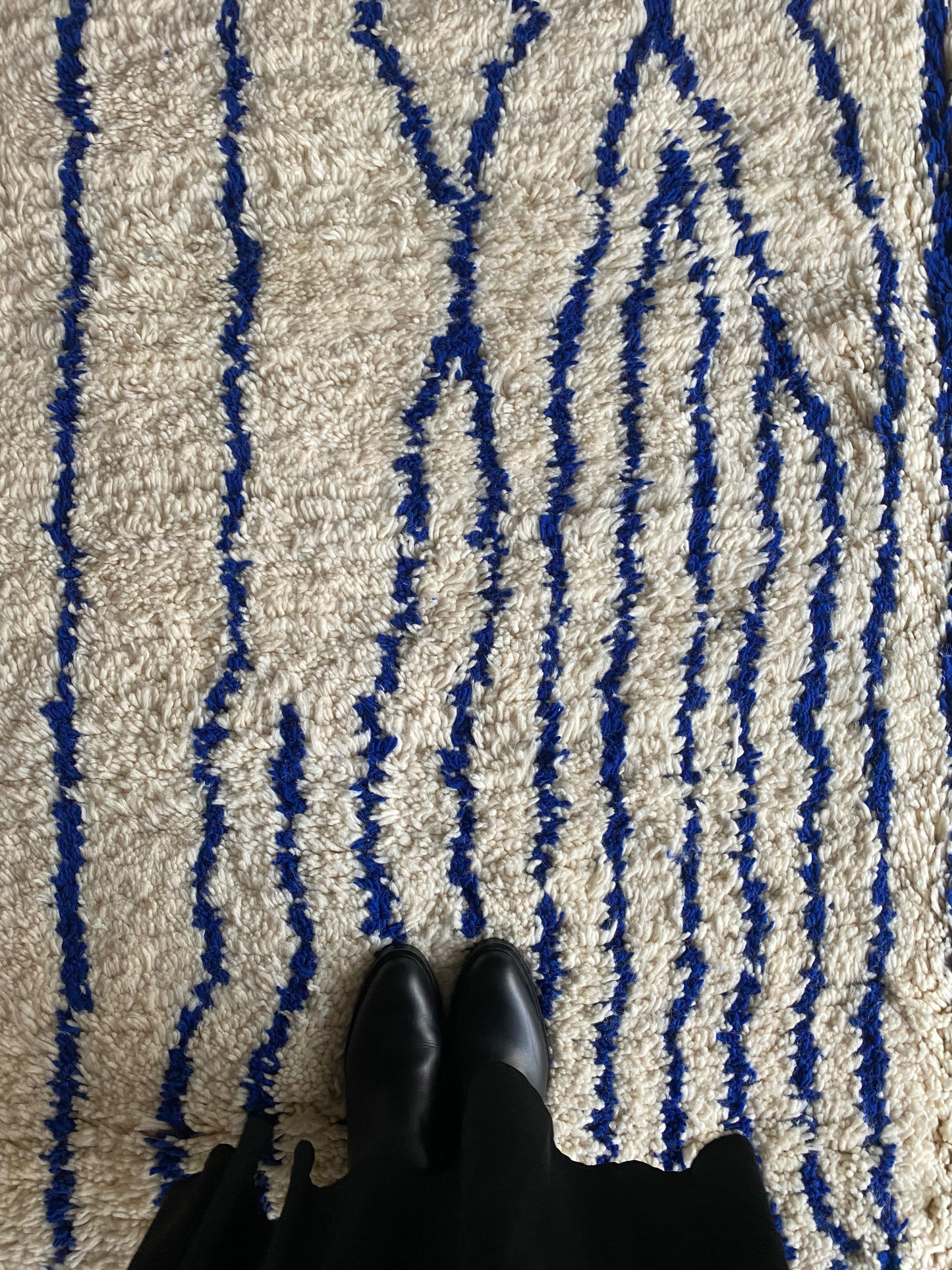 White Berber Wool Rug (413) 290x207cm - Source