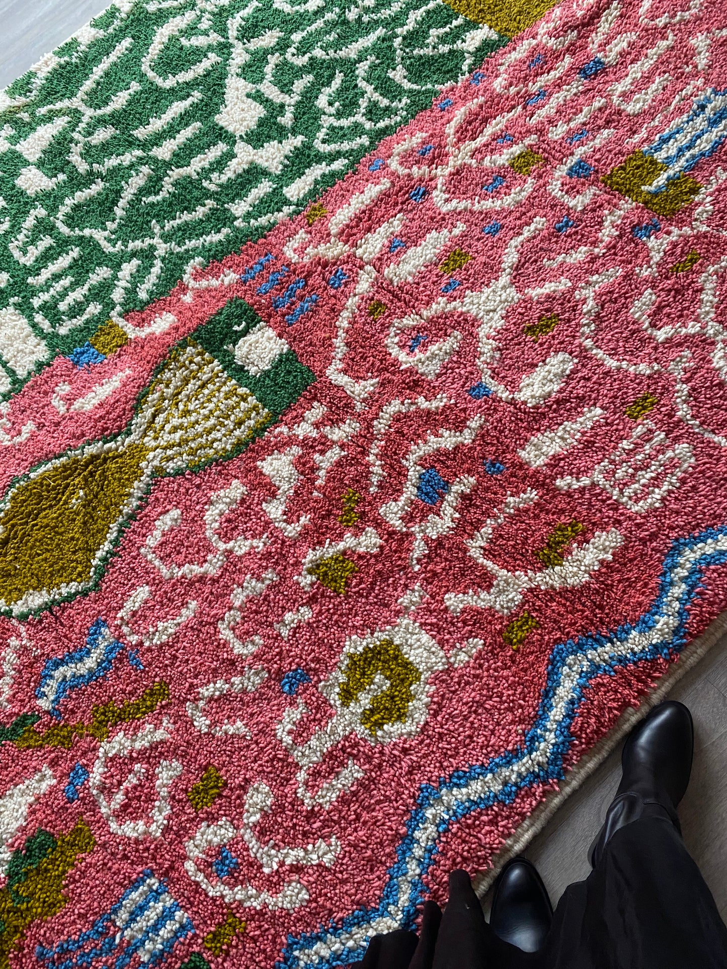 Beni Ouarain Moroccan Colorful Rug (411) 290x200cm - Secret Garden