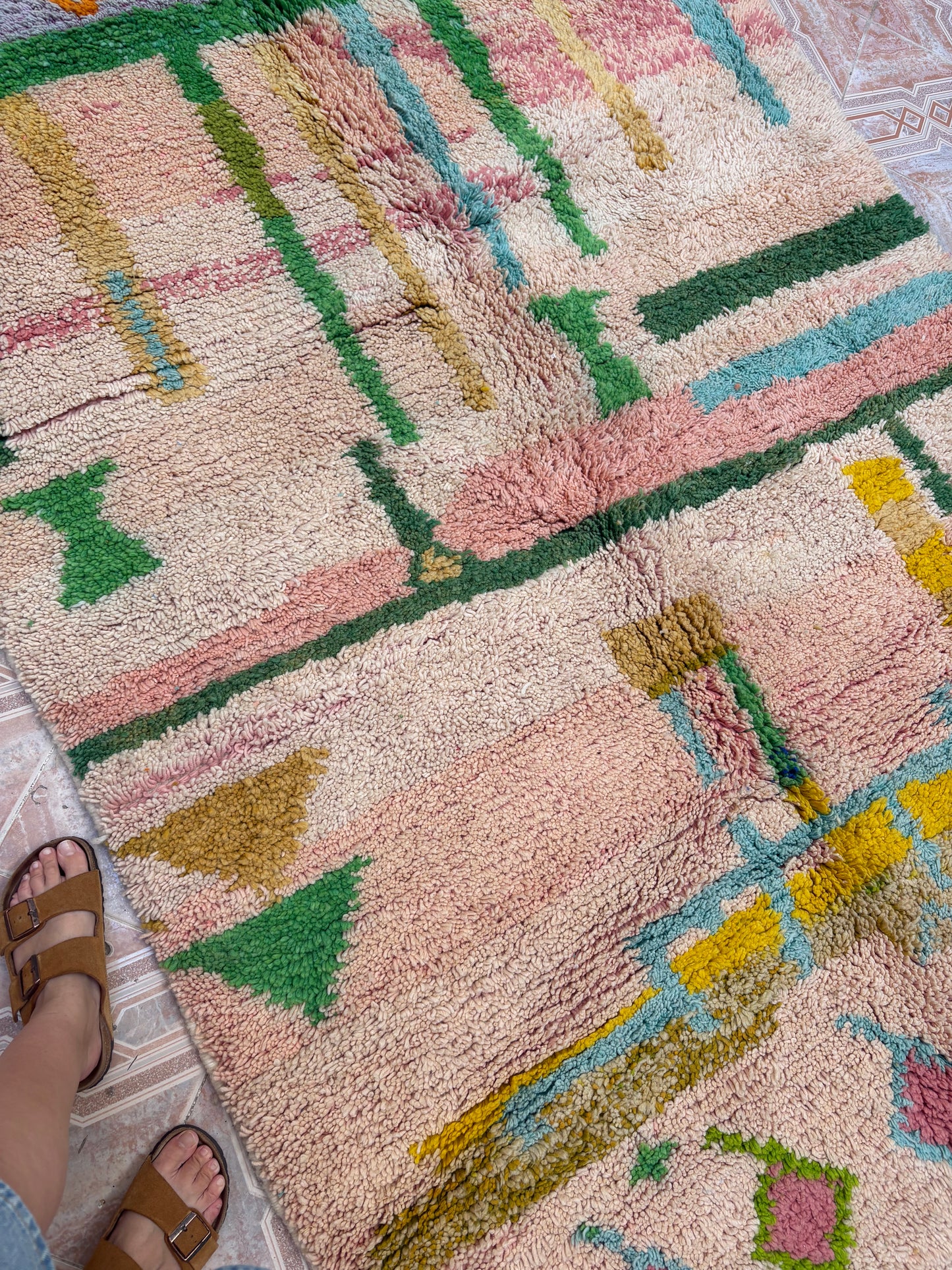 Beni Ouarain Moroccan Colorful Rug (972) 255x155 - Jaipur