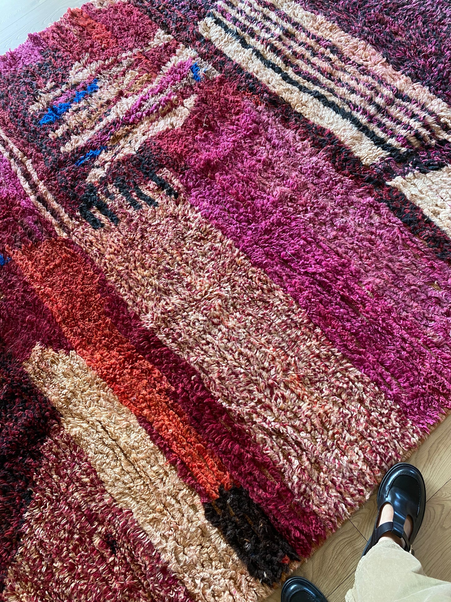 Tapis Beni Ouarain coloré (939) 292x203cm - Swan