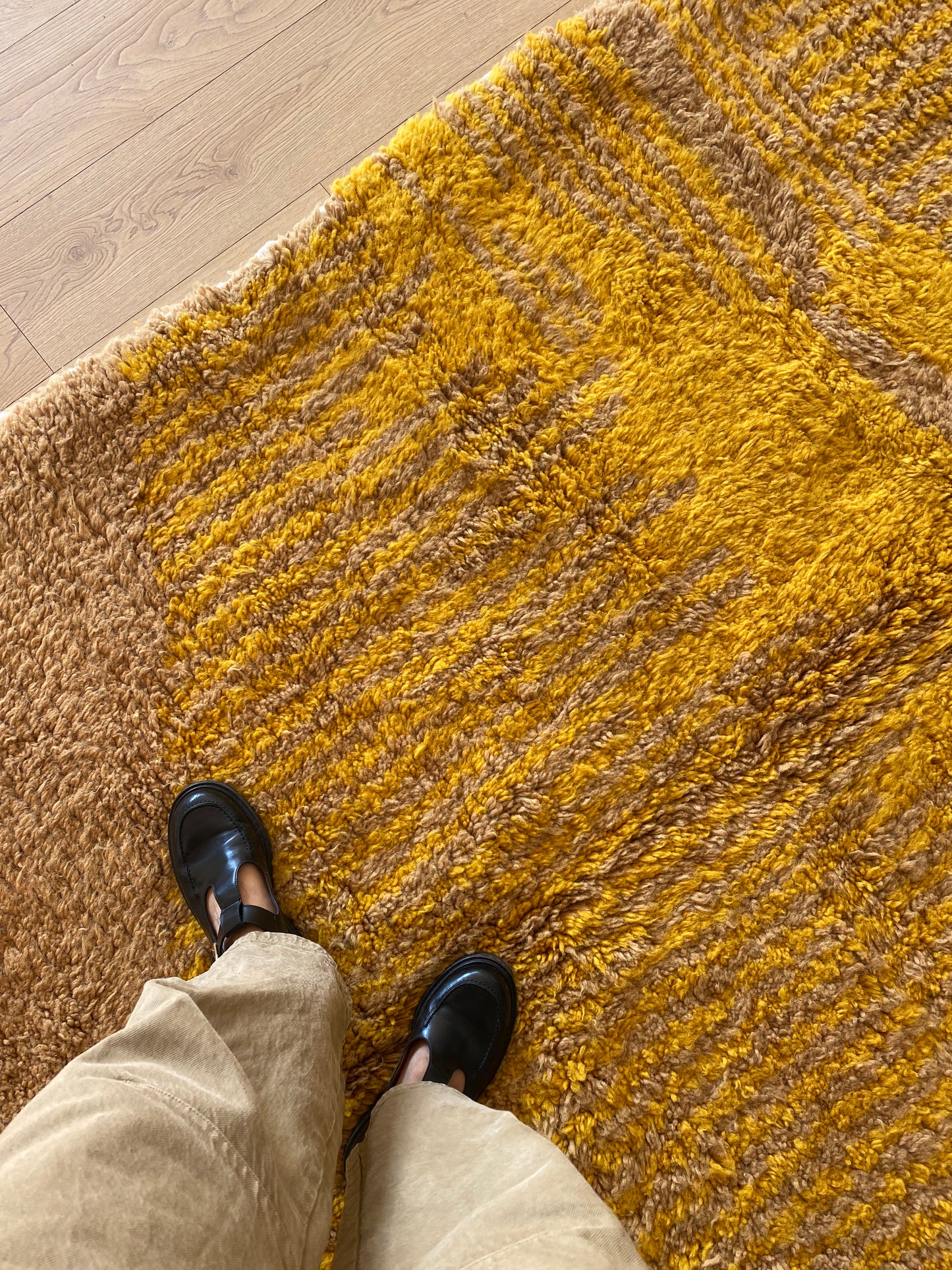 Tapis Beni Ouarain coloré (941) 230x170cm - Sunrise on the Mountain