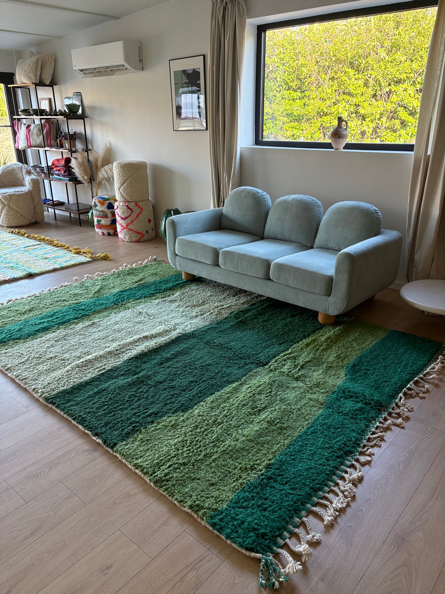 Beni Ouarain Moroccan Colorful Rug (810) 297x207cm - Amazonia