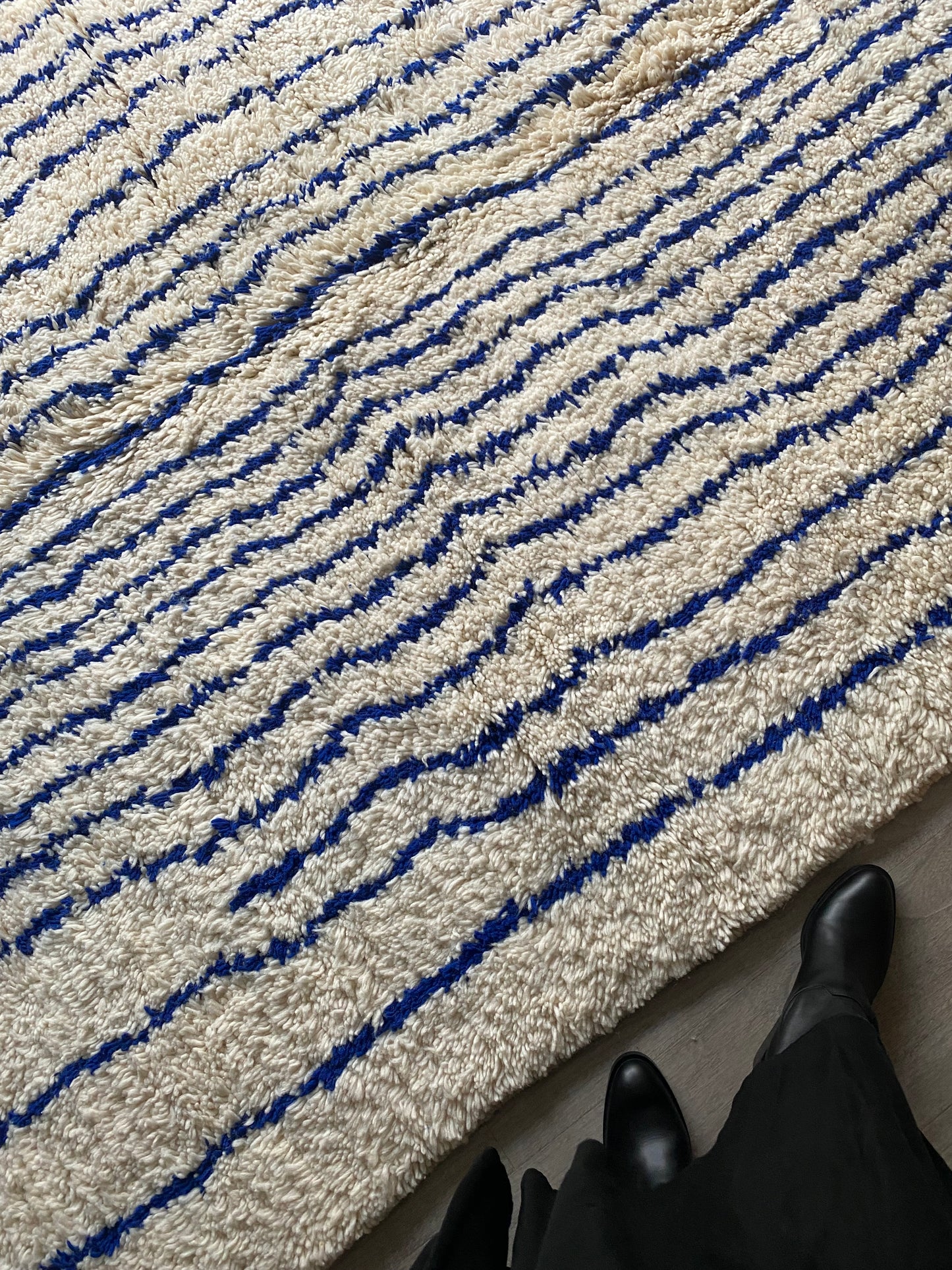 White Berber Wool Rug (413) 290x207cm - Source