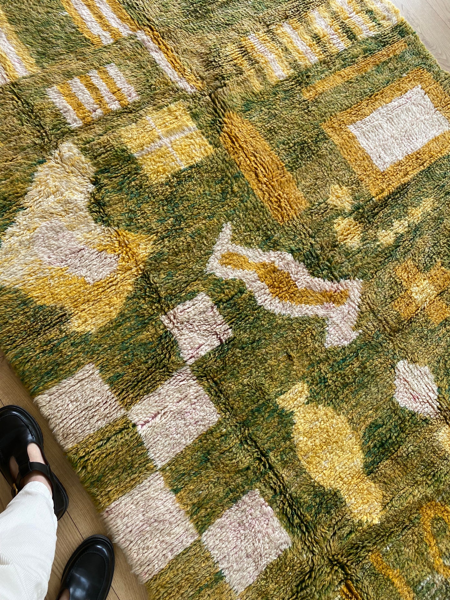 Tapis Beni Ouarain coloré (891) 257x167cm - Colline del Prosecco