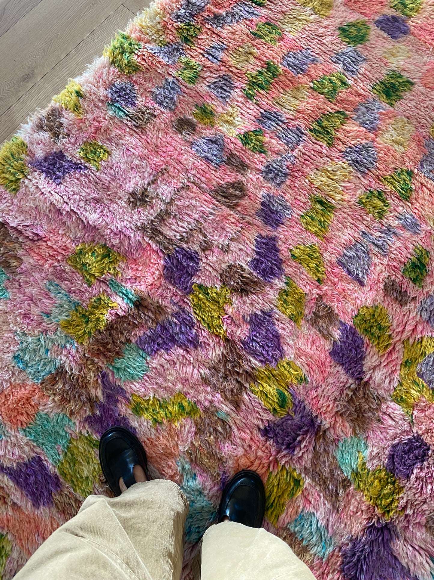 Tapis Beni Ouarain coloré (947) 294x210cm - The Princess and The Pea