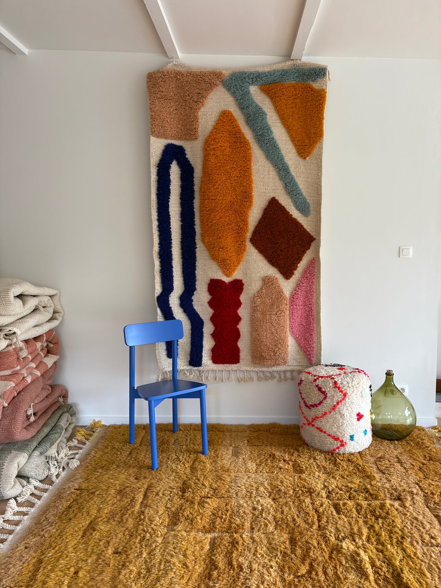 Tree of Colors Berber Wool Rug - made to order only (12)