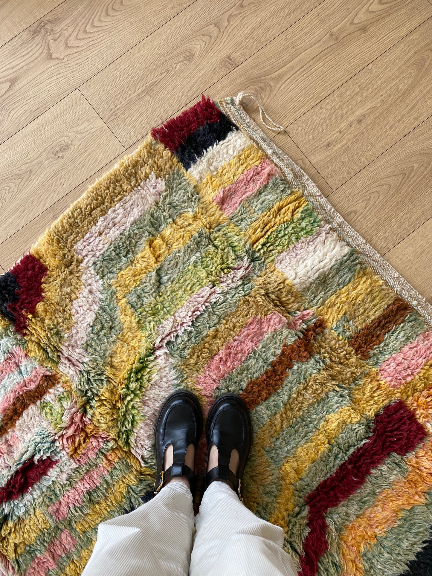 Tapis Beni Ouarain coloré (892) 254x159cm - Firenze