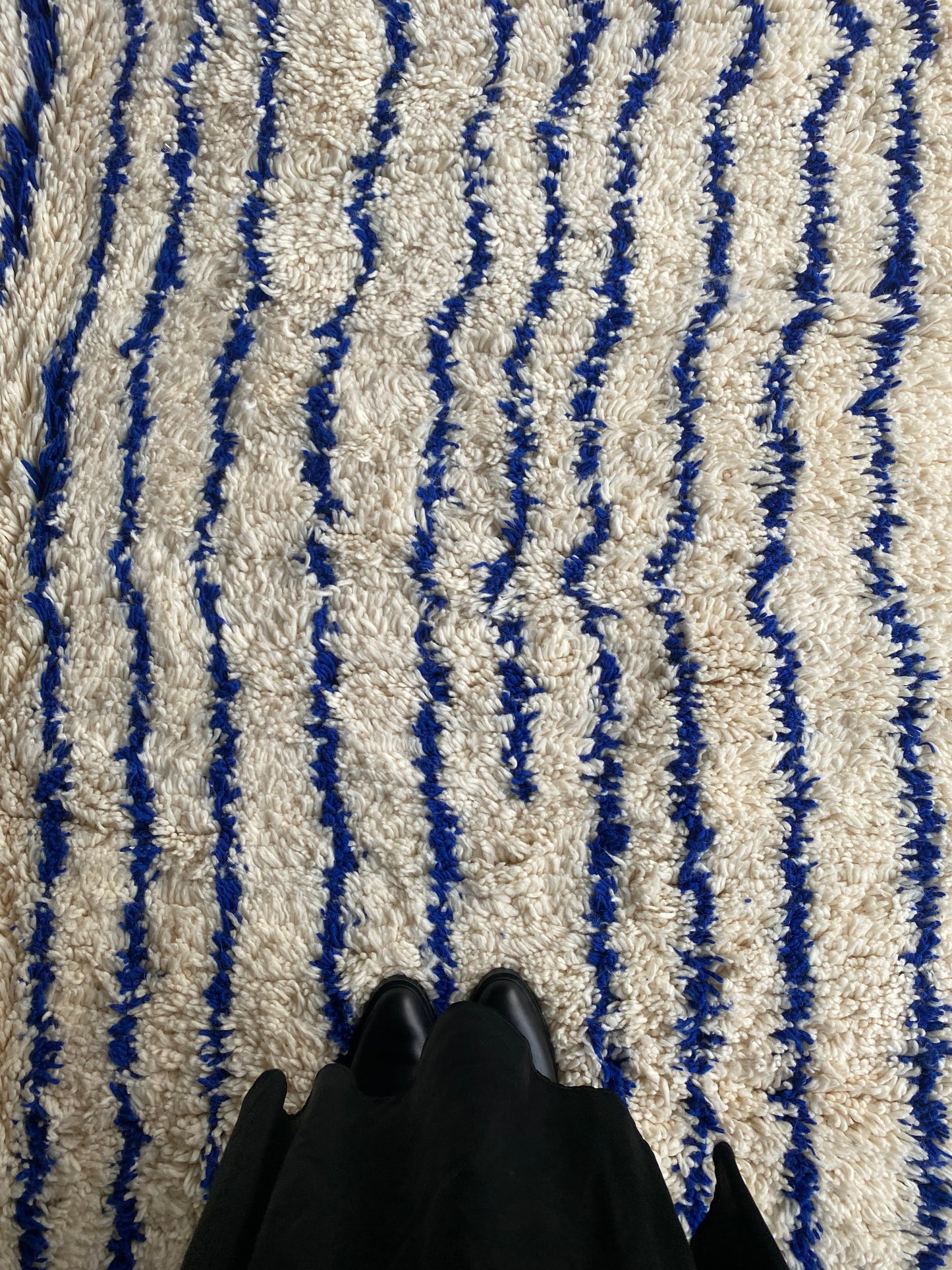 White Berber Wool Rug (413) 290x207cm - Source