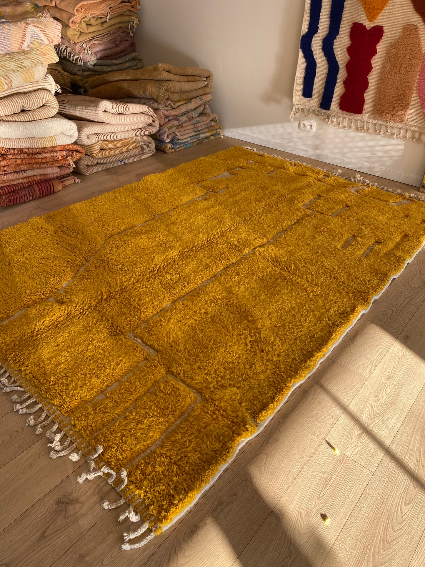 Tapis Beni Ouarain coloré (951) 294x203cm - Sunrise