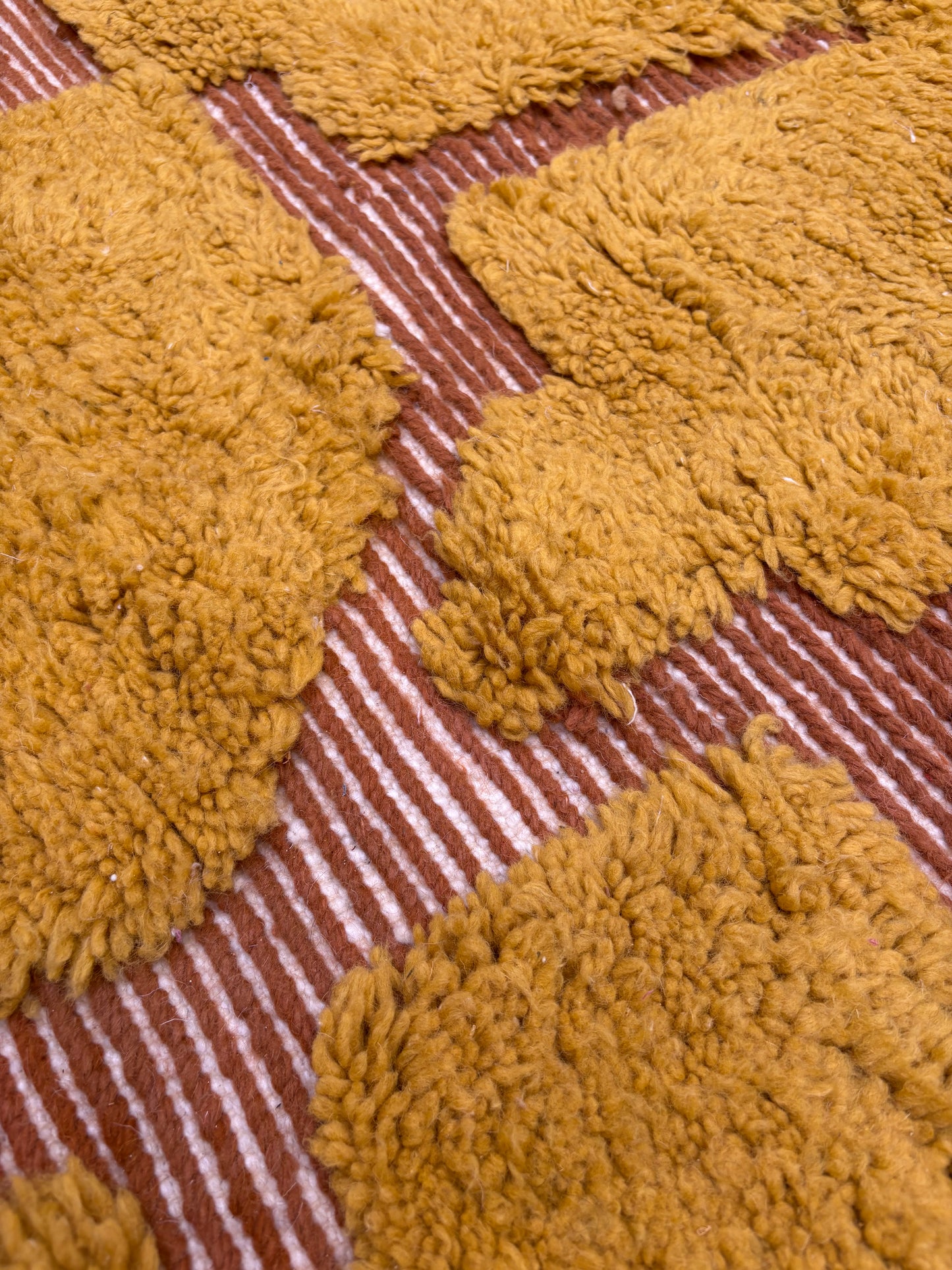 Beni Ouarain Marokkaans kleurrijk vloerkleed (961) 207x300cm - Sahara
