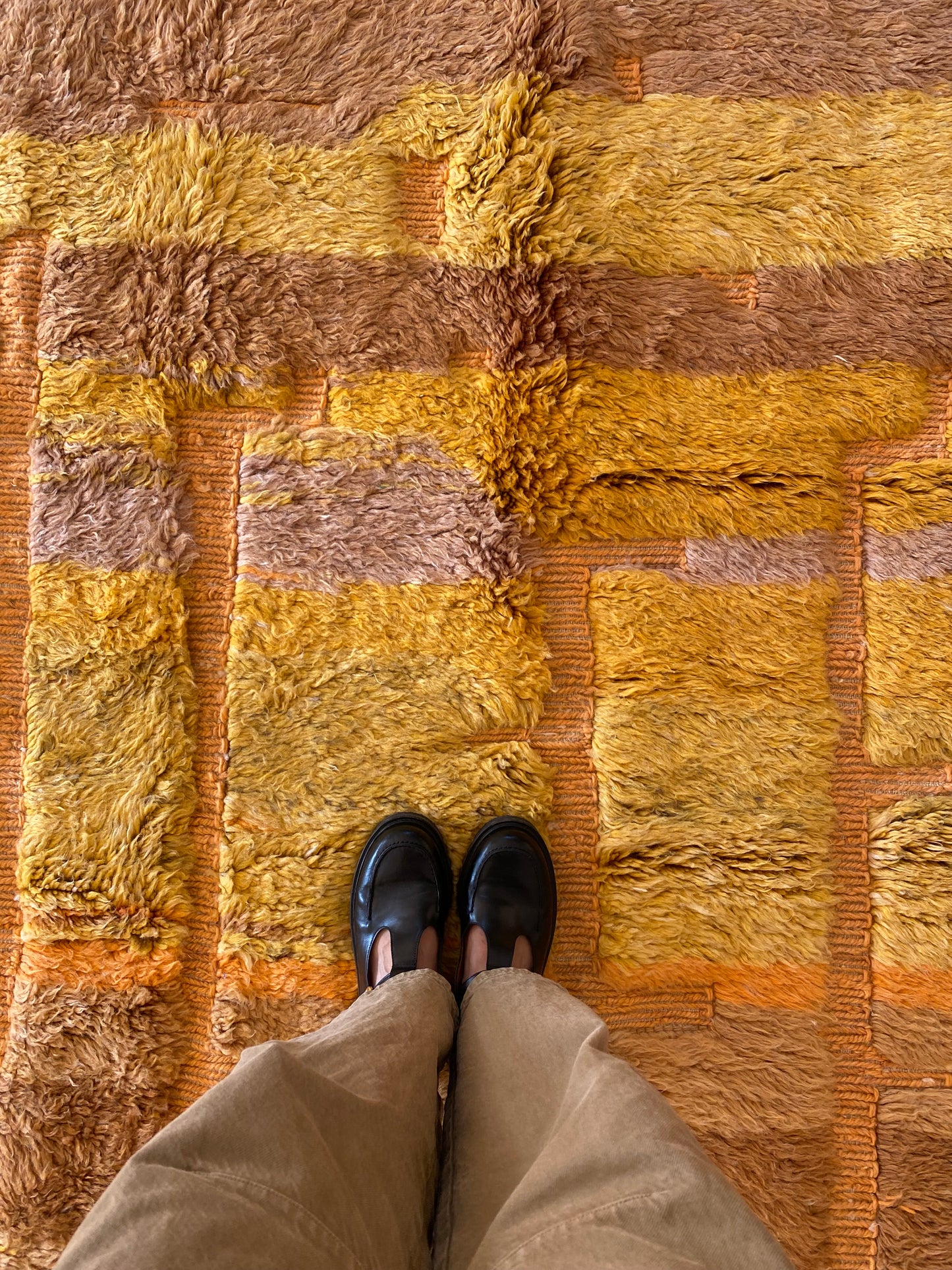 Tapis Beni Ouarain coloré (945) 241x177cm - Madrid