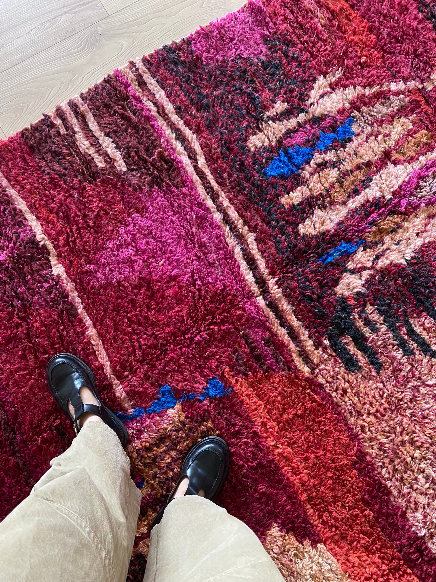 Tapis Beni Ouarain coloré (939) 292x203cm - Swan