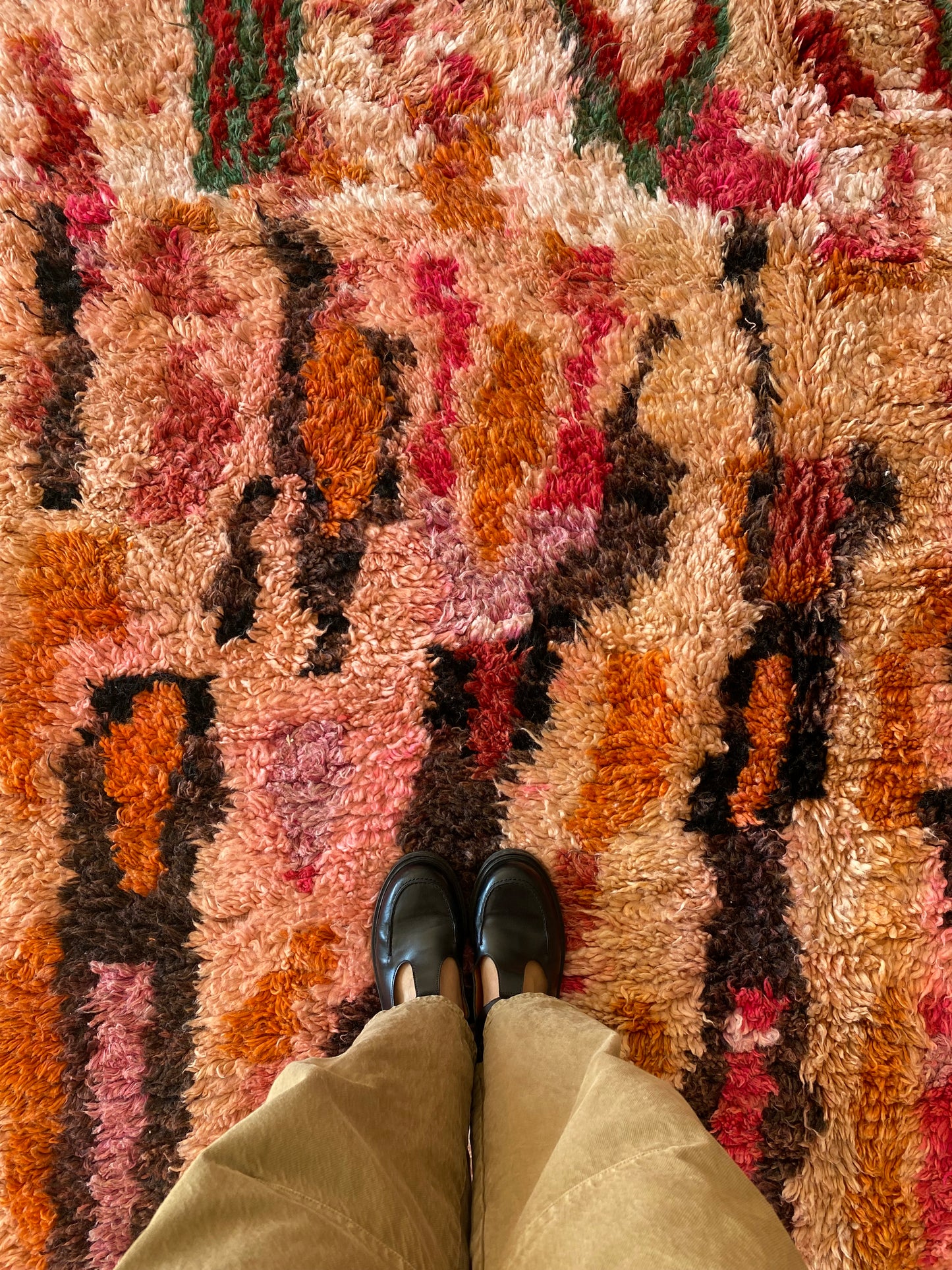 Tapis Beni Ouarain coloré (940) 320x198cm - Fireheart