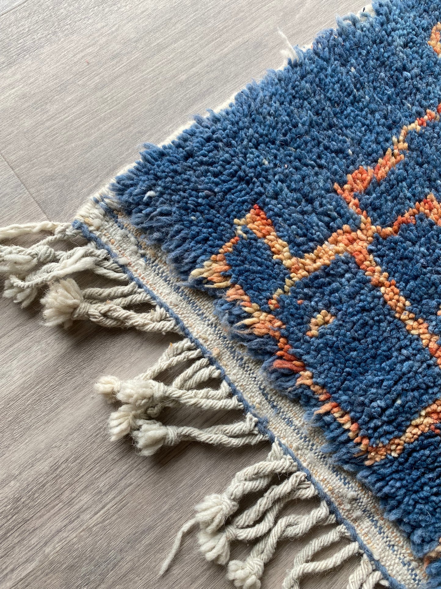 Beni Ouarain Moroccan Colorful Rug (400) 227x160cm - Mexico