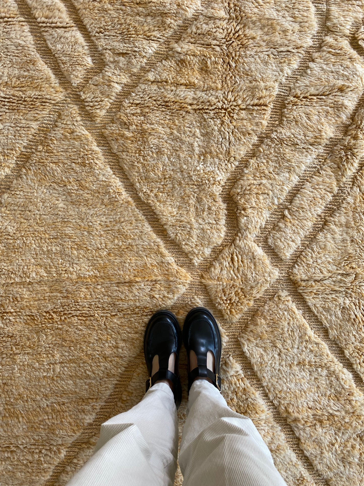 Beni Ouarain Moroccan Colorful Rug (894) 256x173cm - Butter