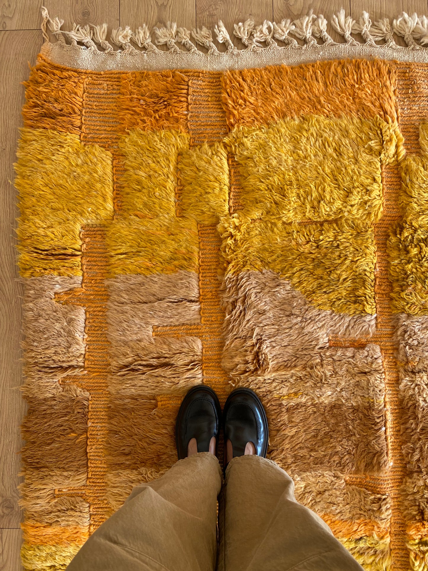 Tapis Beni Ouarain coloré (945) 241x177cm - Madrid
