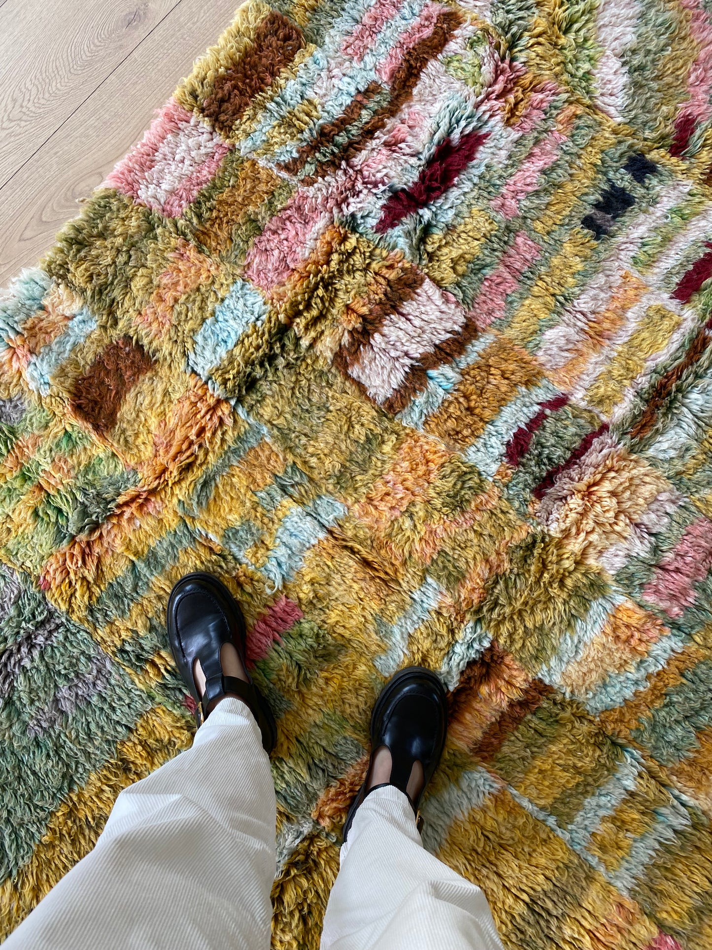 Tapis Beni Ouarain coloré (892) 254x159cm - Firenze