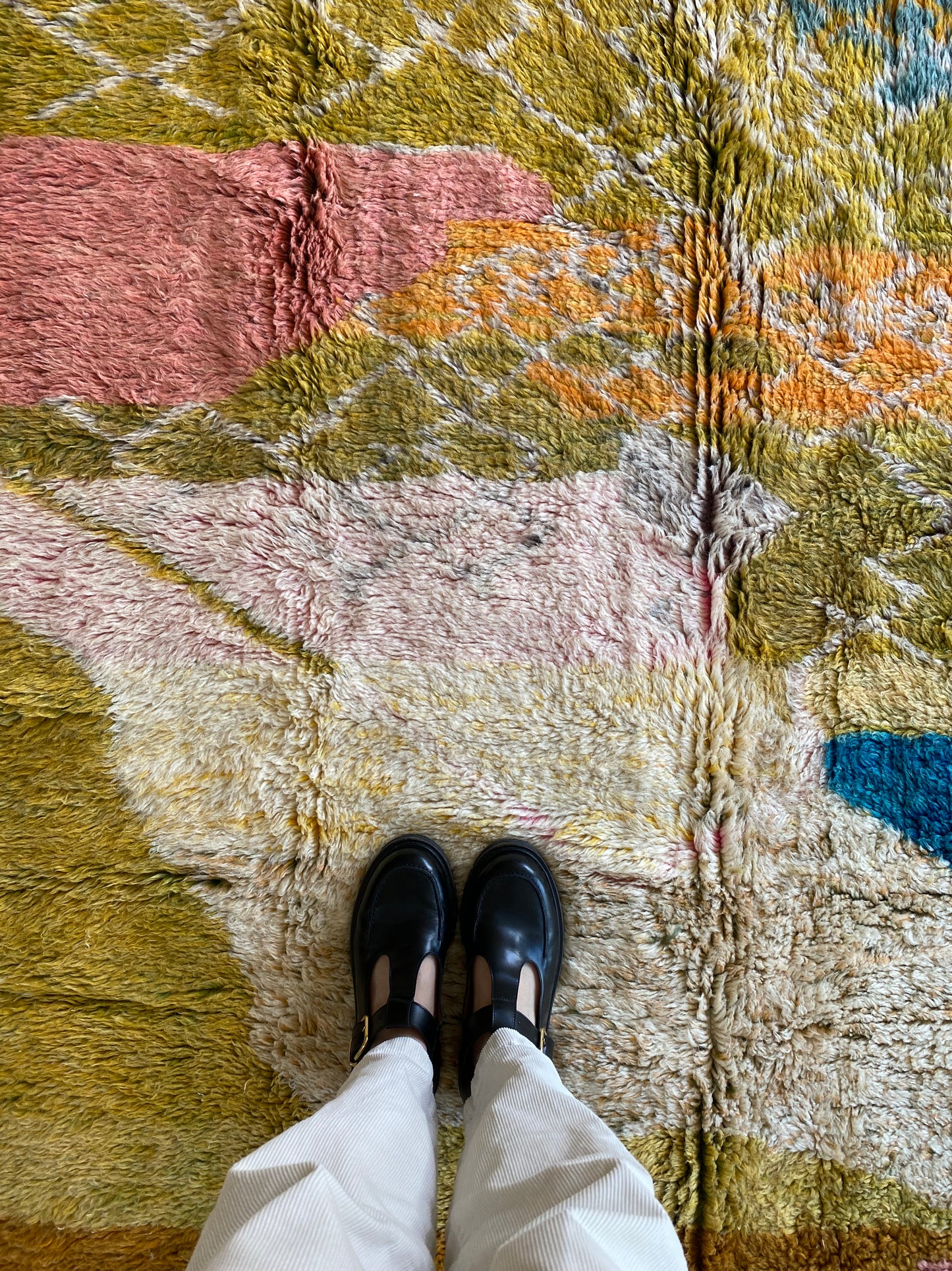 Tapis Beni Ouarain coloré (896) 238x155cm - Provence