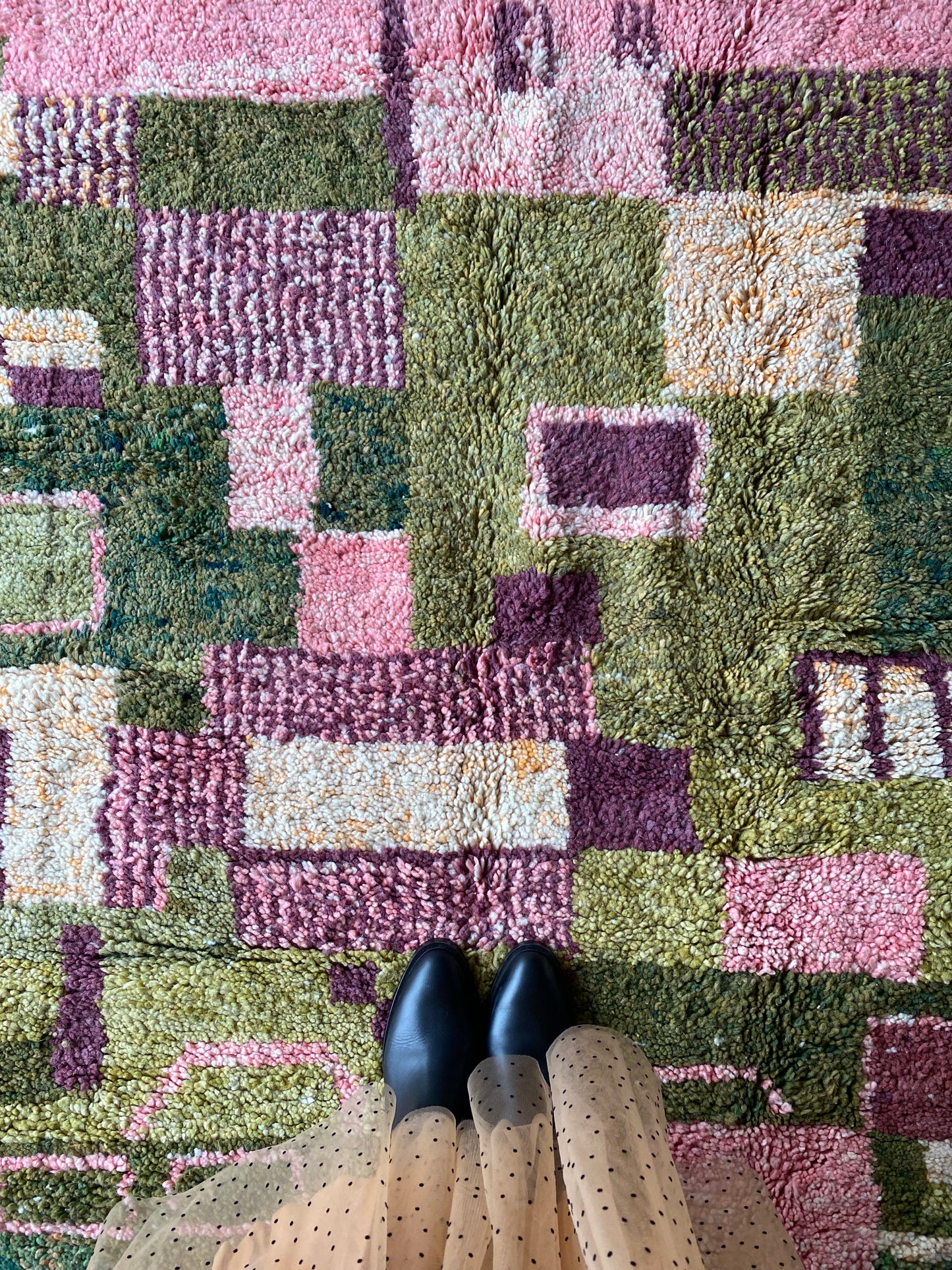 Beni Ouarain Moroccan Colorful Rug (406) 292x203cm - Forest