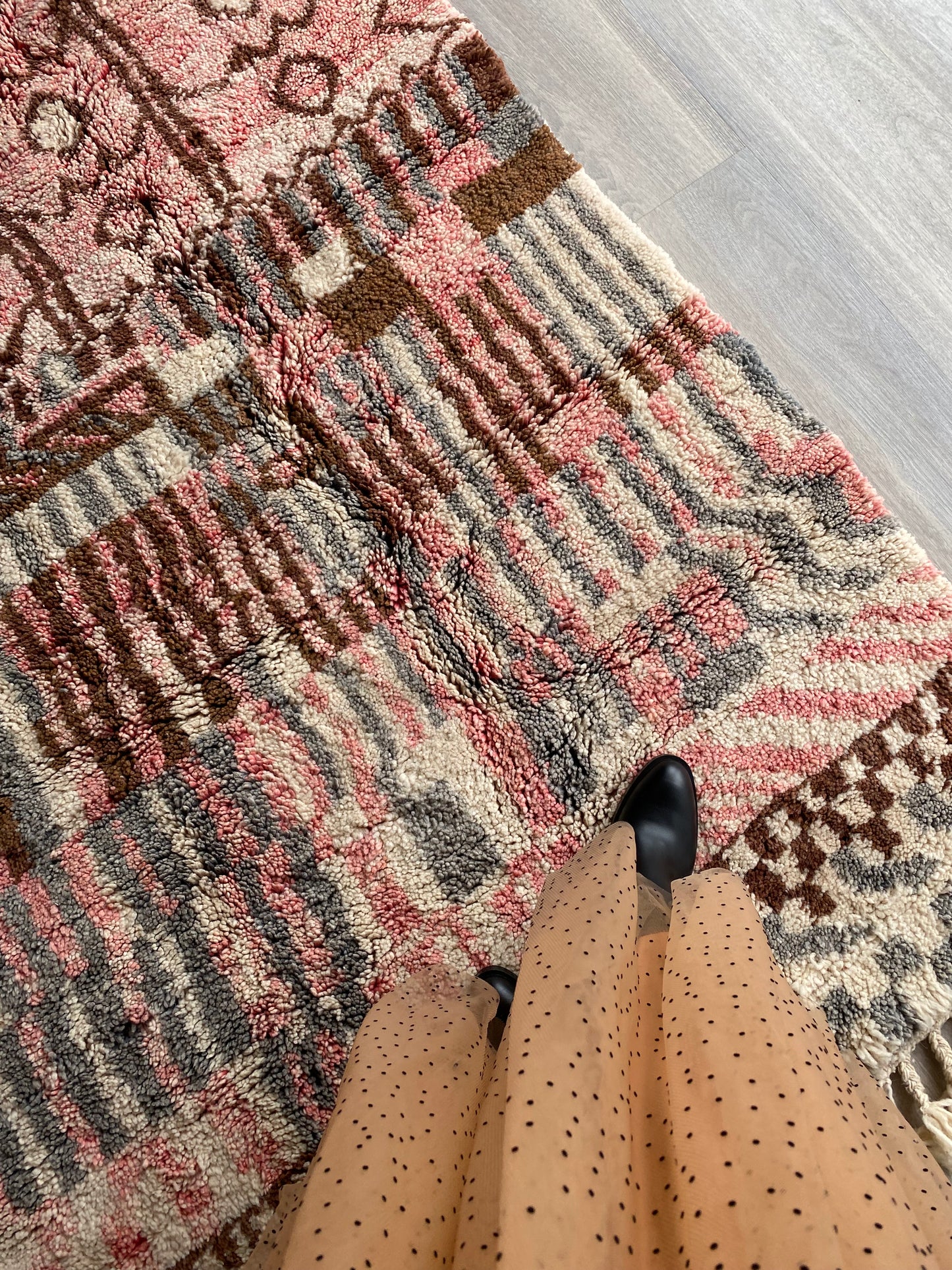 Beni Ouarain Moroccan Colorful Rug (402) 270x160cm - Autumn