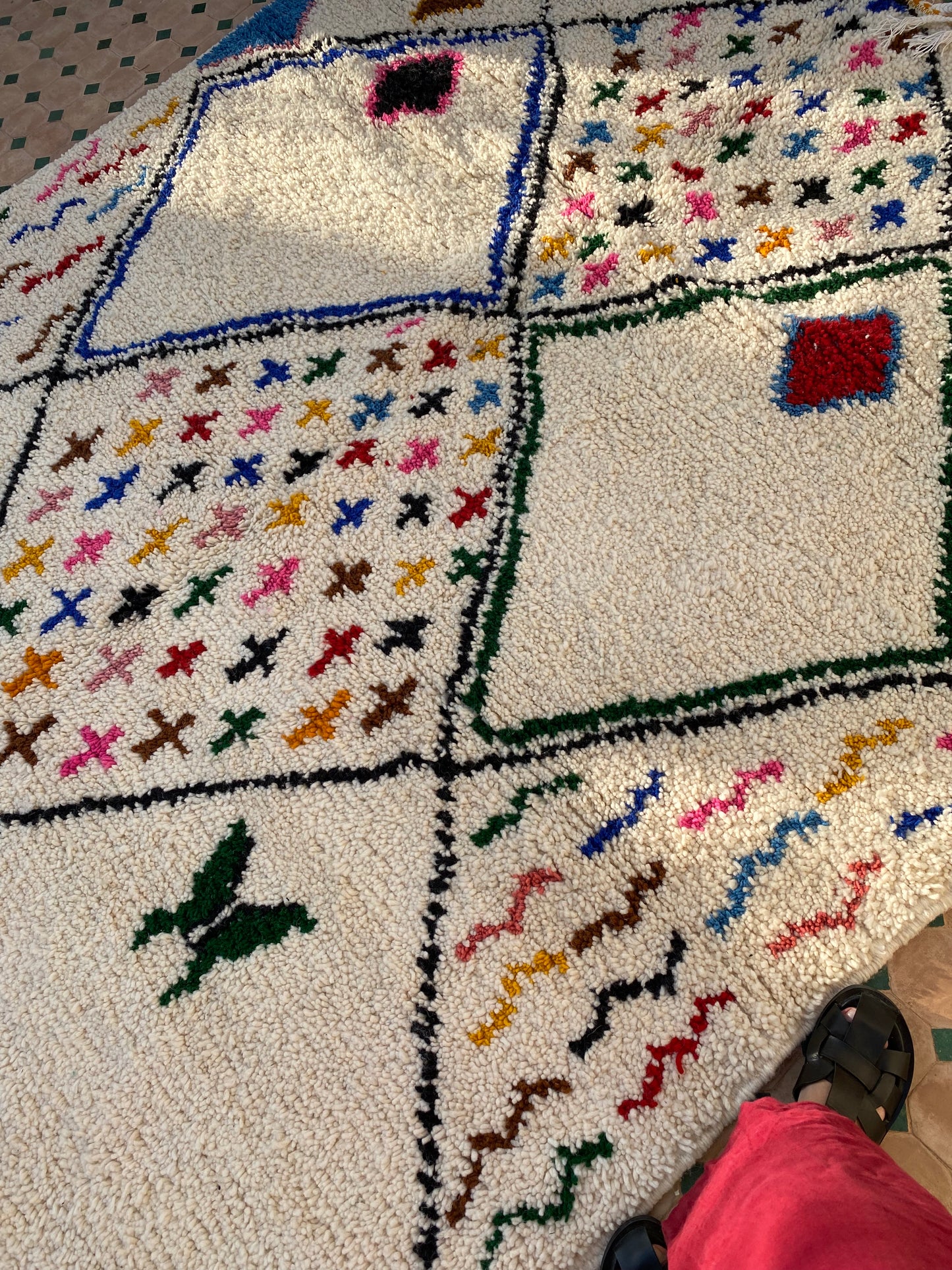 White Berber Wool Rug (372) 280x205cm