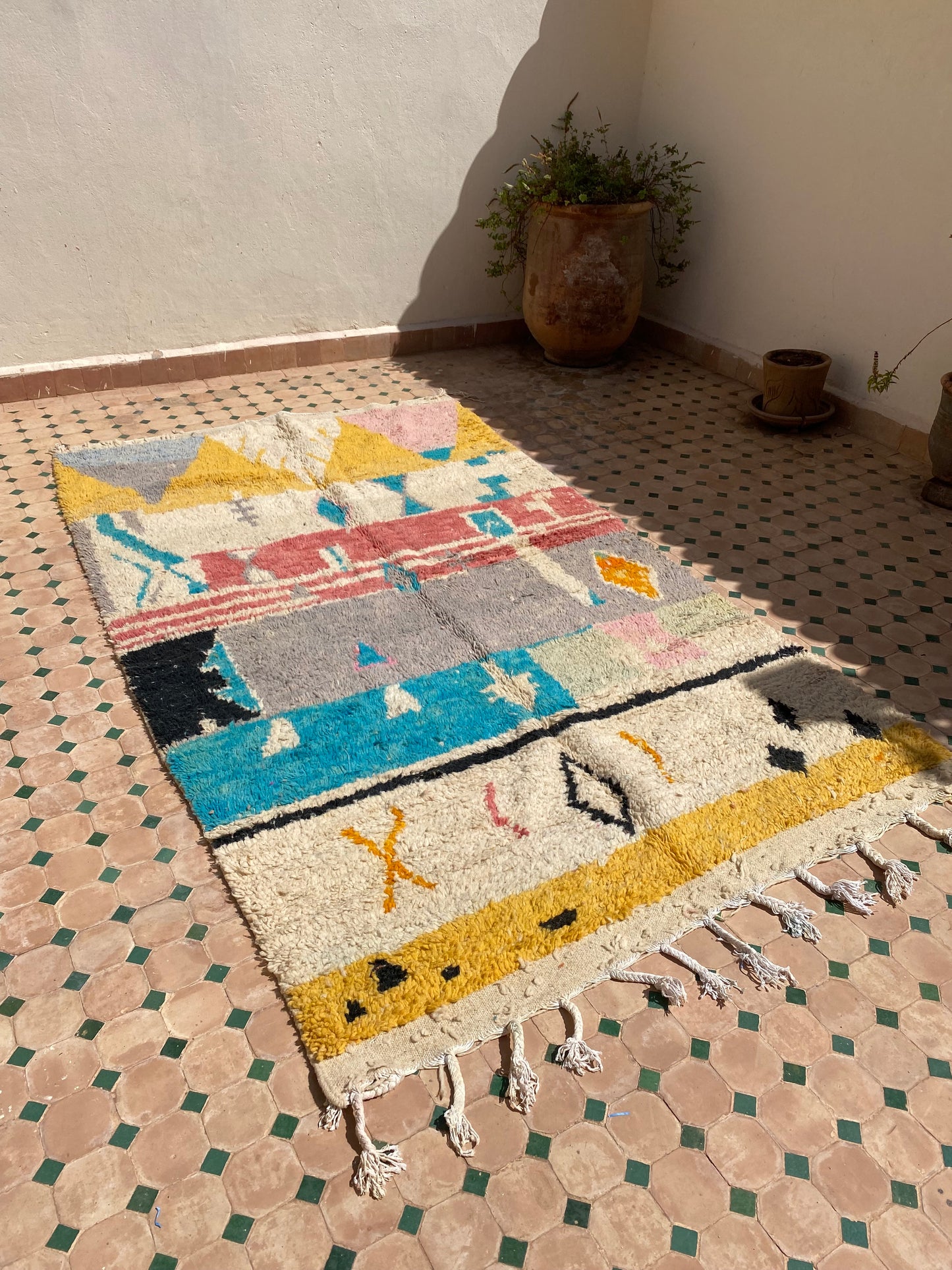 Boujaad Moroccan Colorful Rug (367) 250x147cm