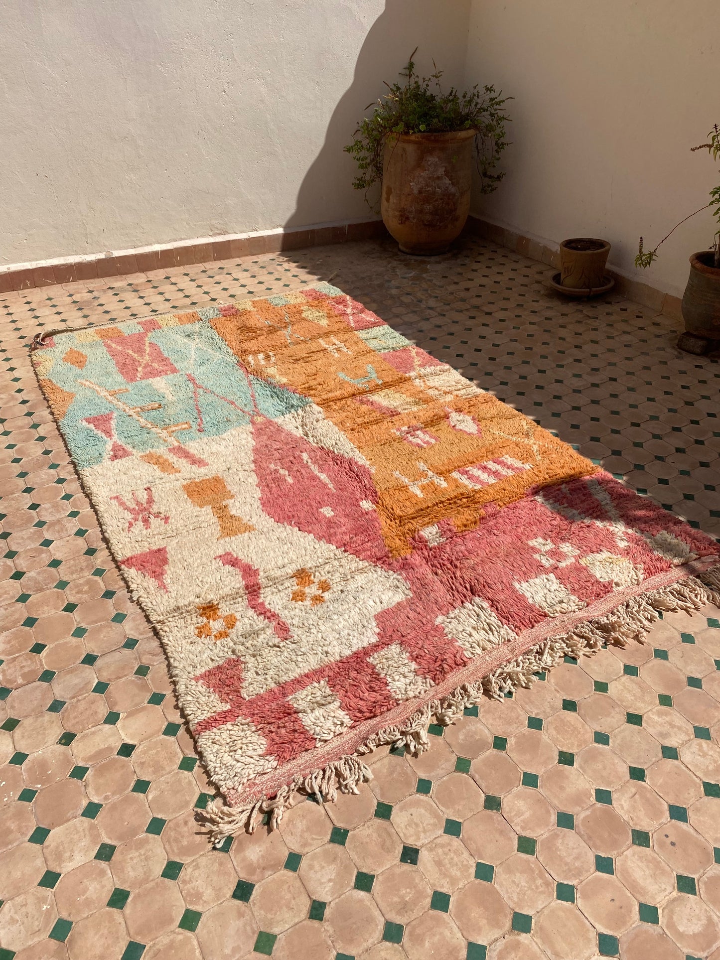 Boujaad Moroccan Colorful Rug (366) 242x150cm