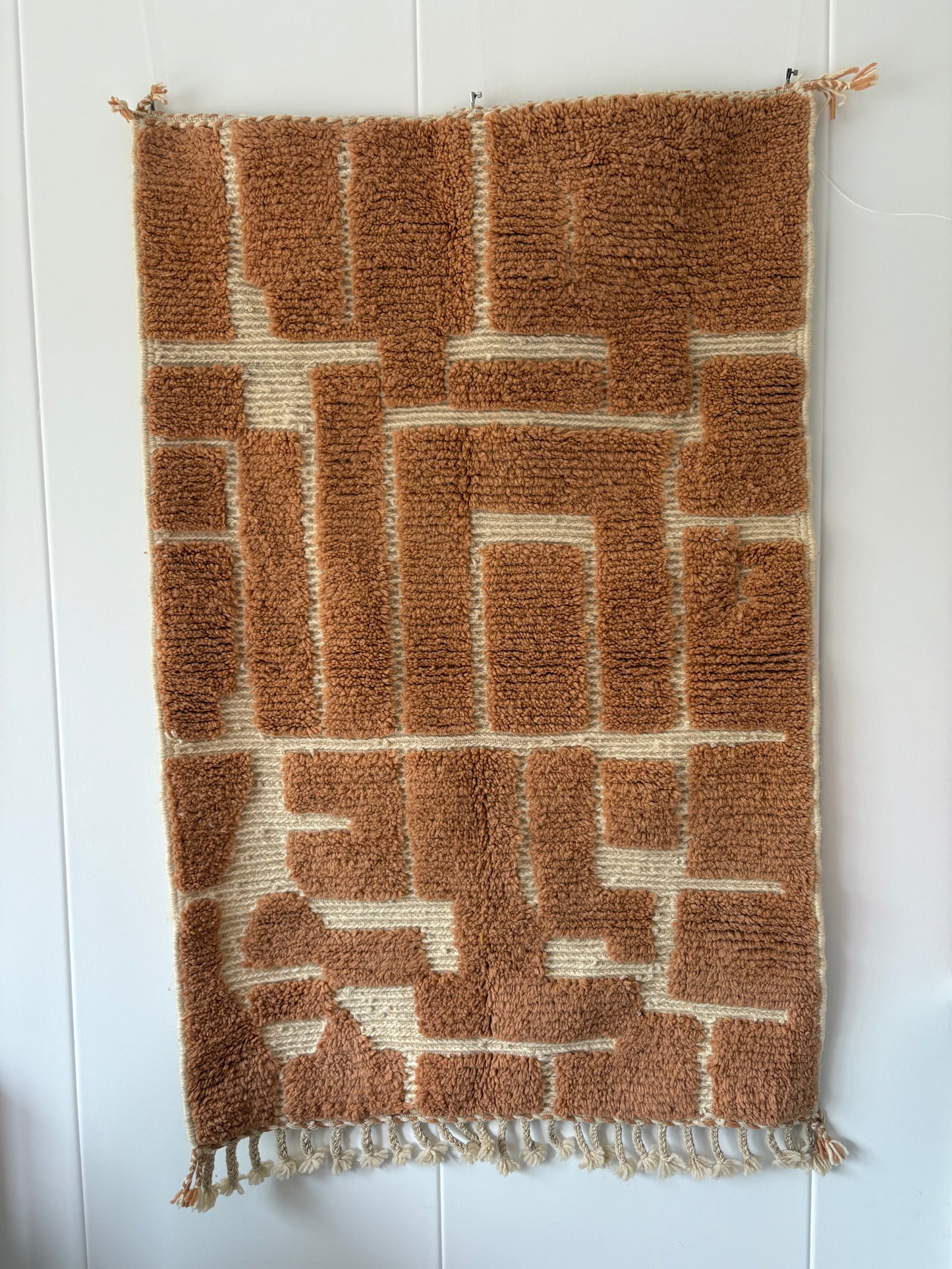 Wall Hanging Moroccan Rug (997) 153x100cm - Blush