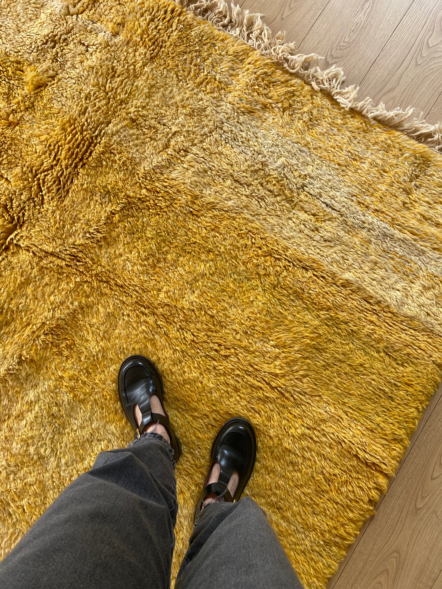 Beni Ouarain Marokkaans kleurrijk vloerkleed (929) 310x219cm - Iris