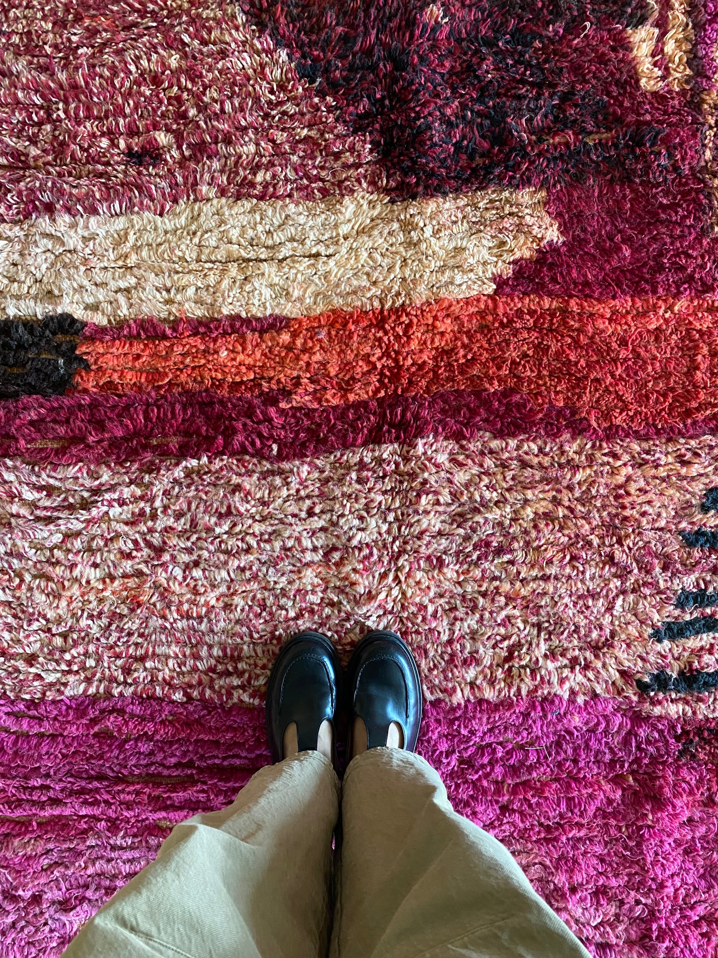 Tapis Beni Ouarain coloré (939) 292x203cm - Swan