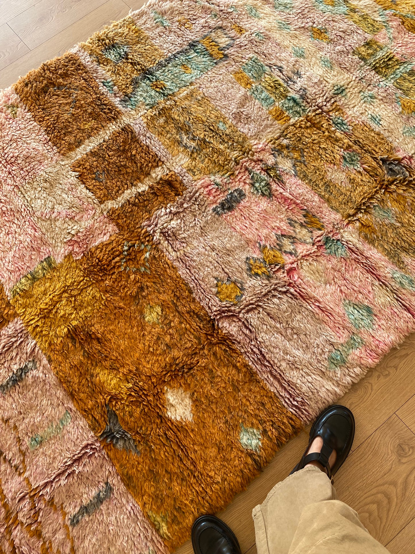 Tapis Beni Ouarain coloré (955) 255x145cm - End of Summer