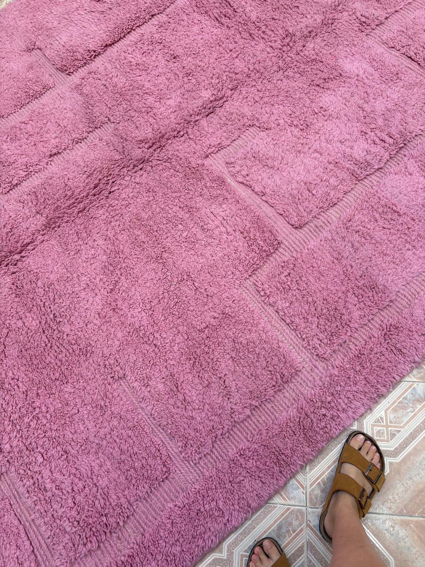Beni Ouarain Moroccan Colorful Rug (964) 295x210cm - The 60s